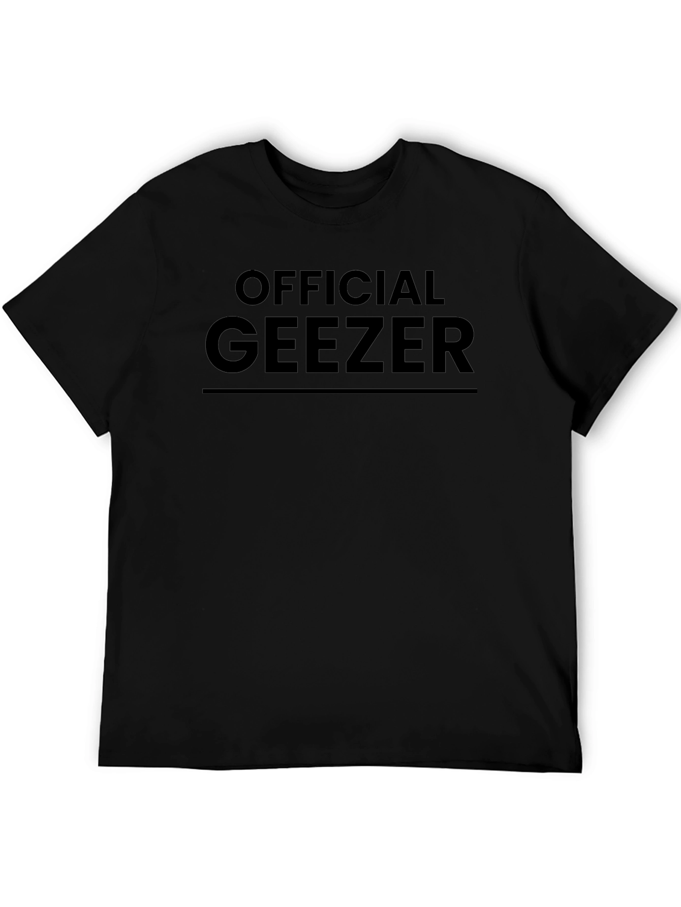Official Geezer Black T-Shirt
