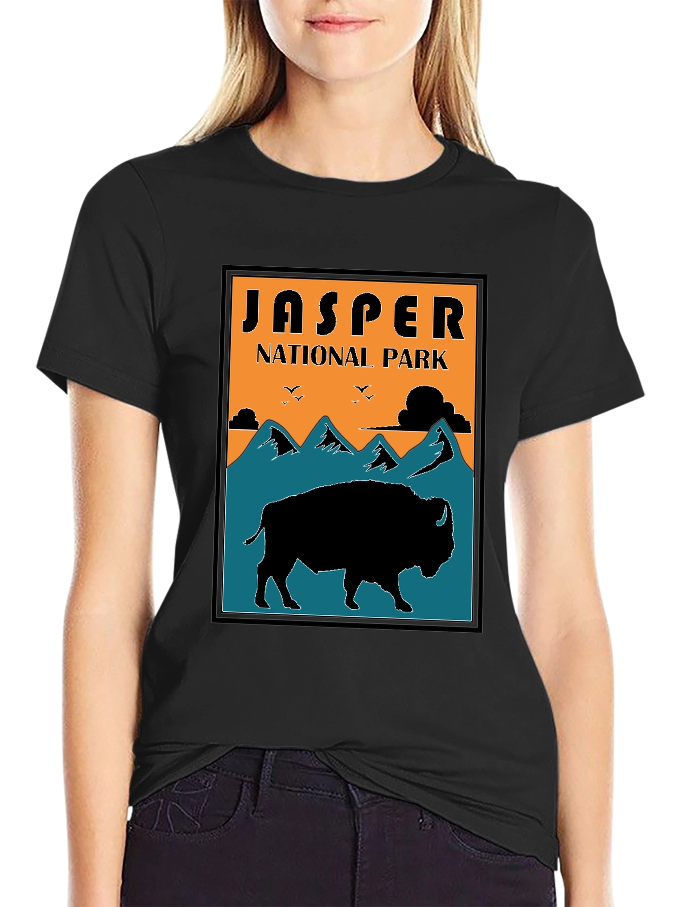 Jasper National Park Buffalo T-Shirt