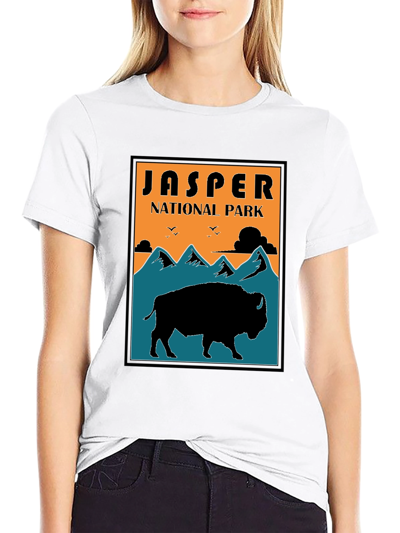 Jasper National Park Buffalo T-Shirt