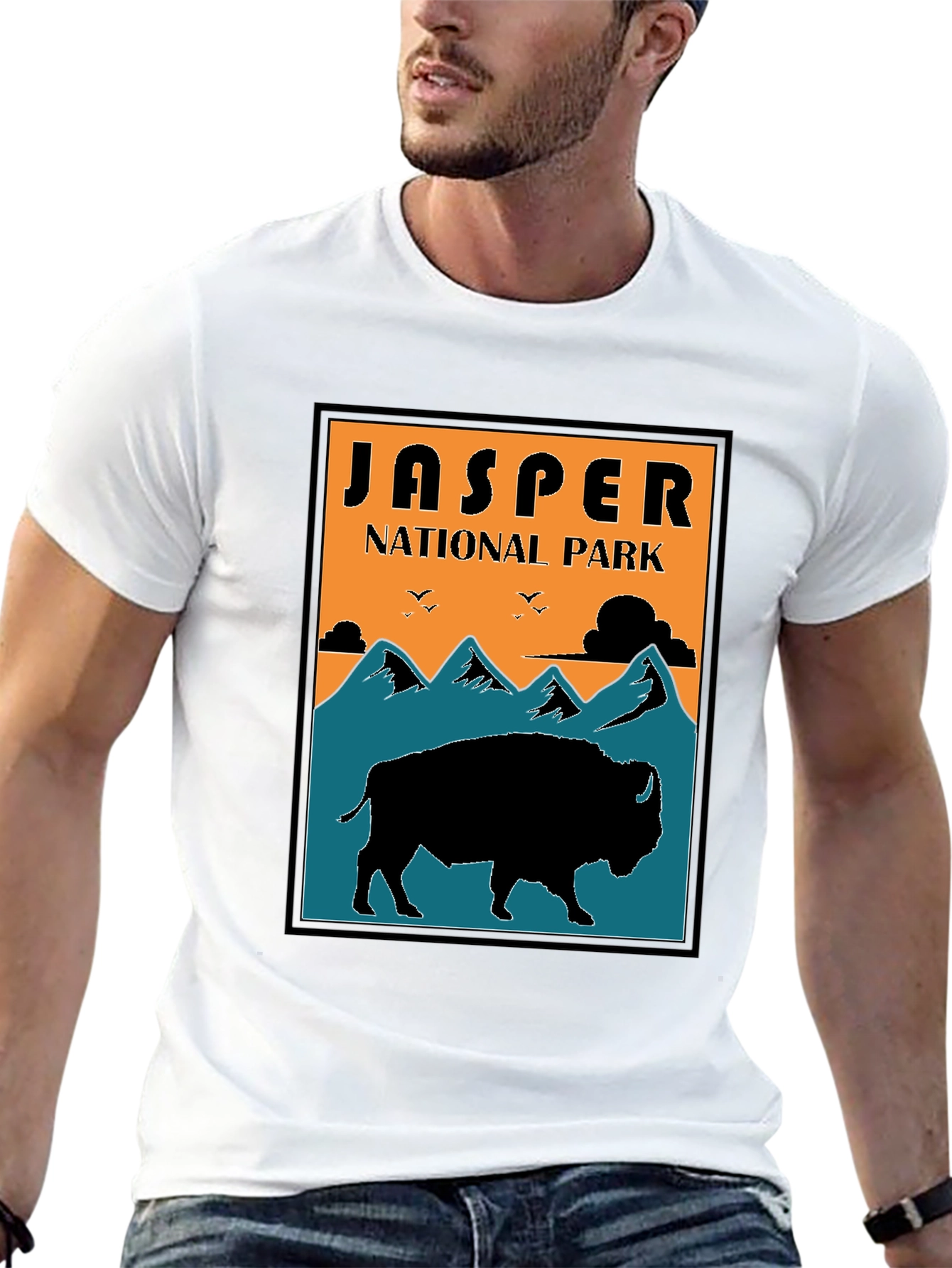 Jasper National Park Buffalo T-Shirt
