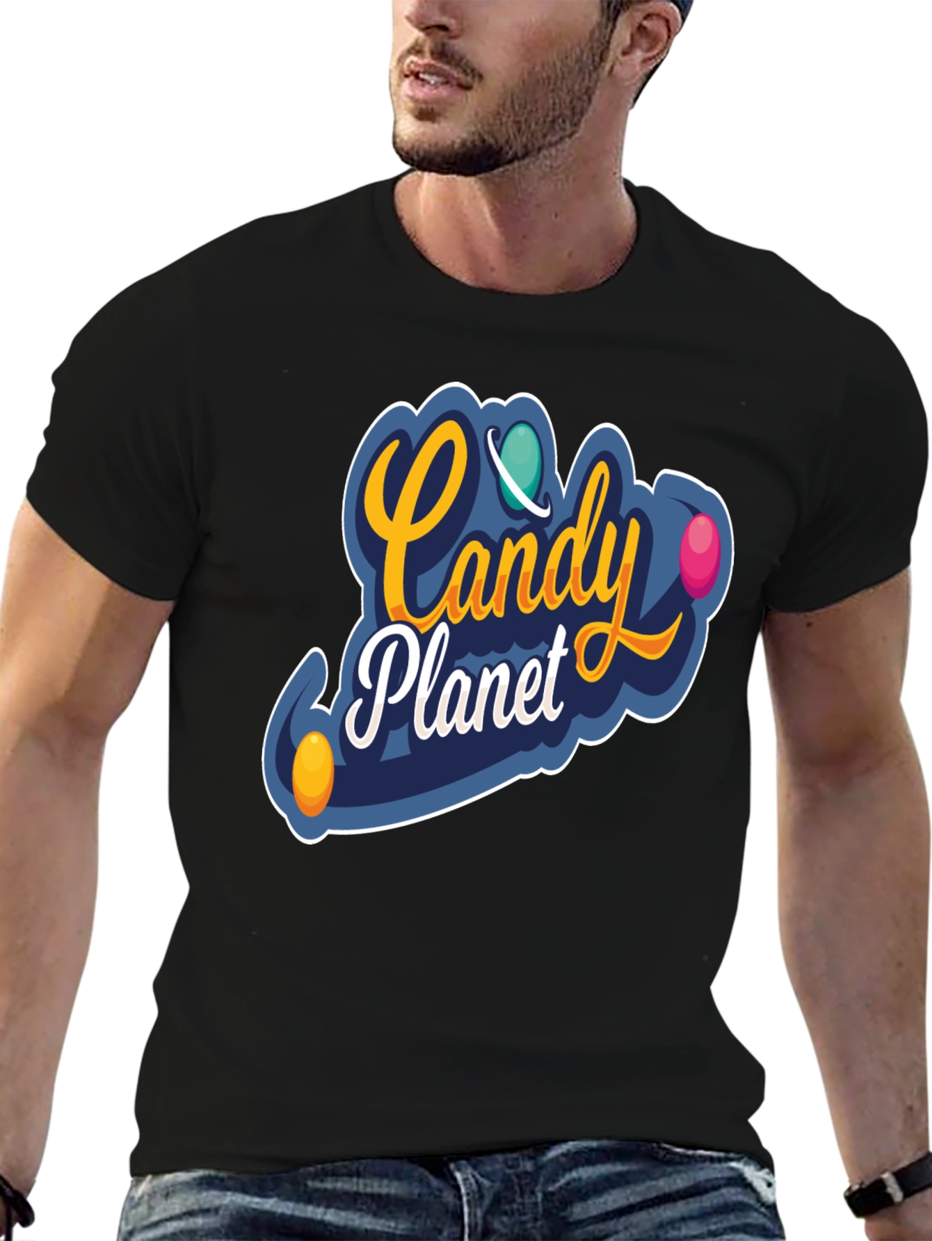 Candy Planet Graphic T-Shirt - Fun & Stylish!