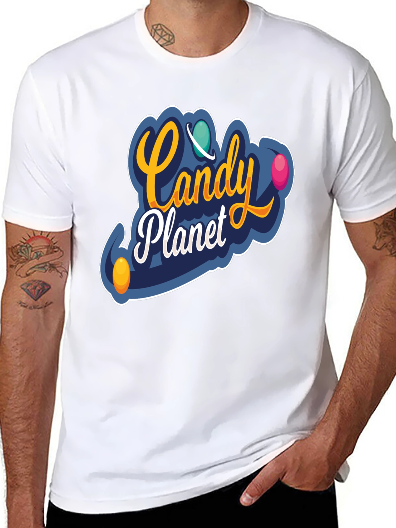 Candy Planet Graphic T-Shirt - Fun & Stylish!