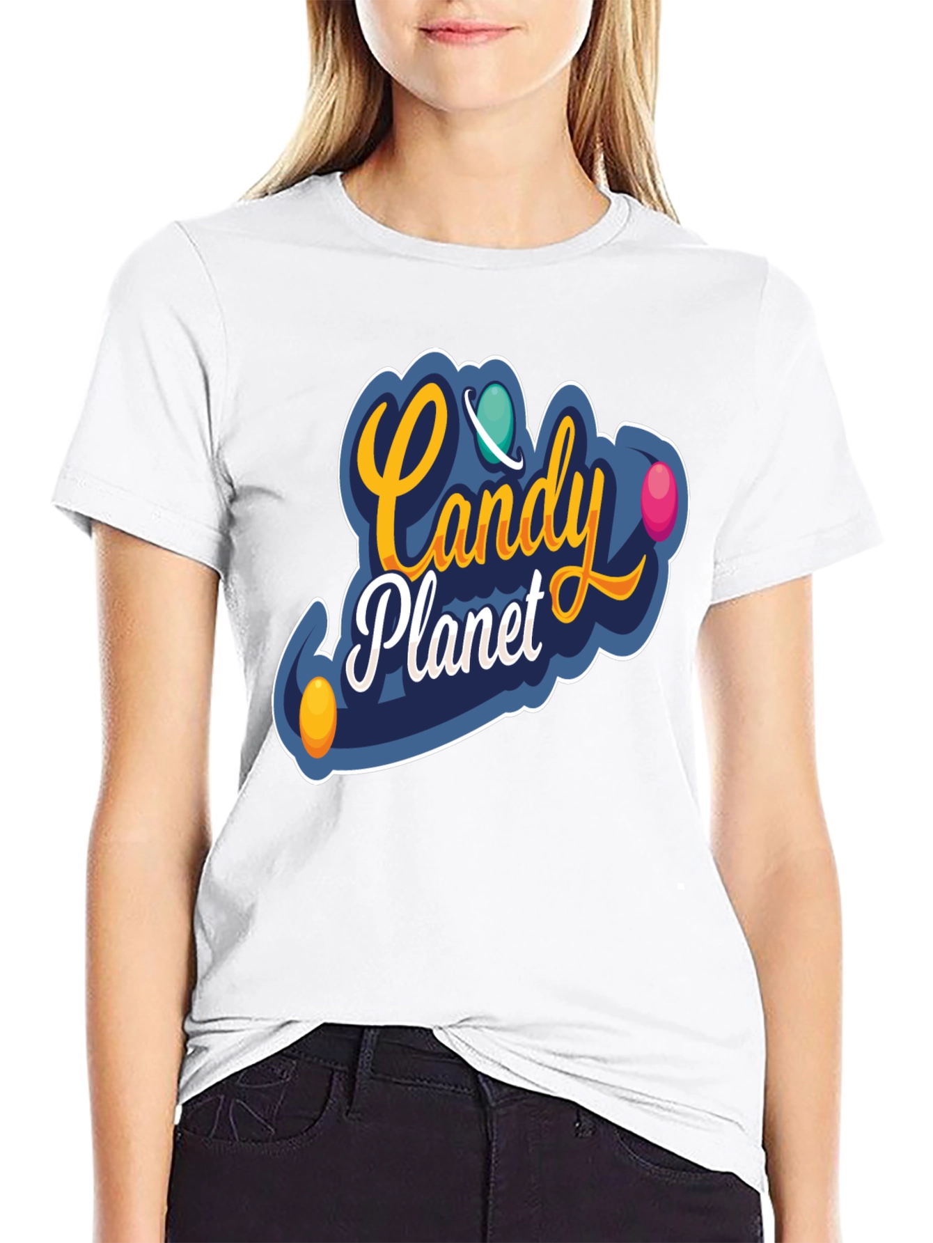 Candy Planet Graphic T-Shirt - Fun & Stylish!