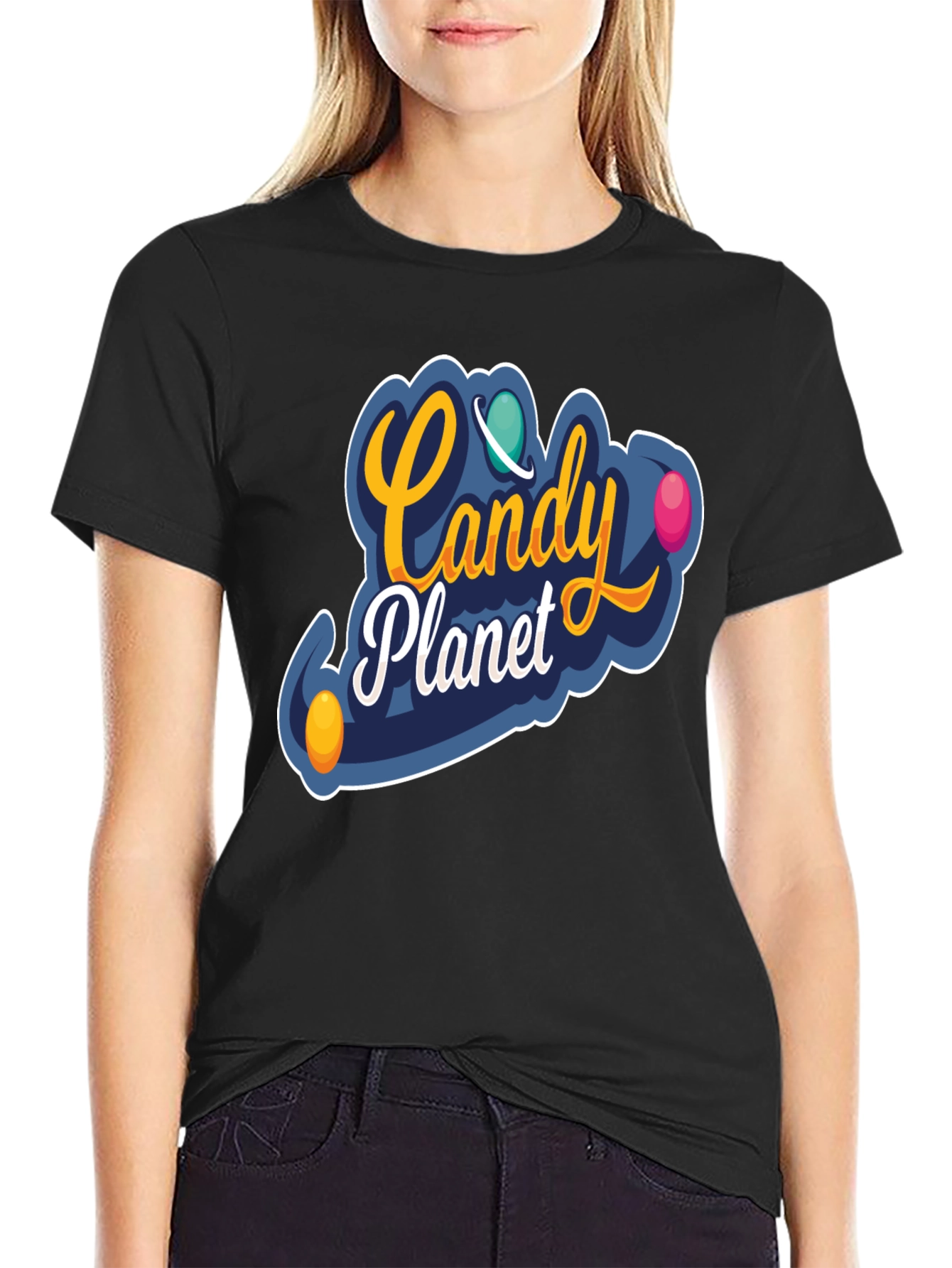 Candy Planet Graphic T-Shirt - Fun & Stylish!