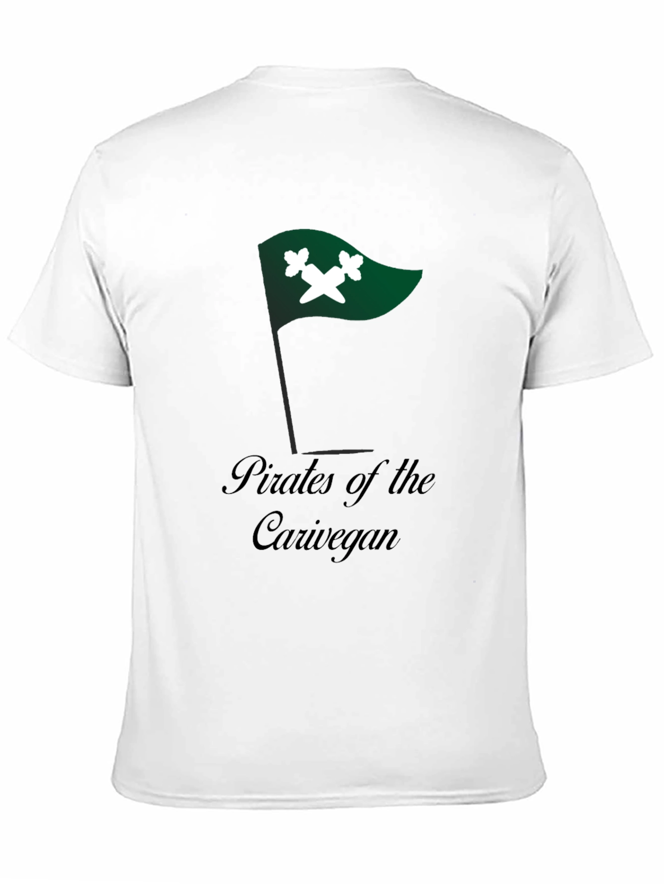 Pirates of the Carivegan Black T-Shirt