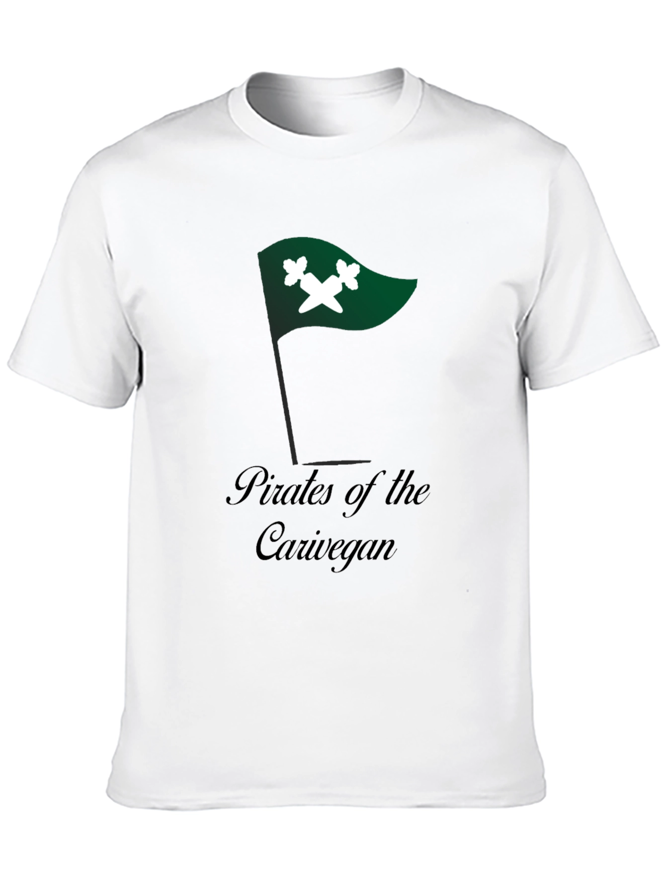 Pirates of the Carivegan Black T-Shirt