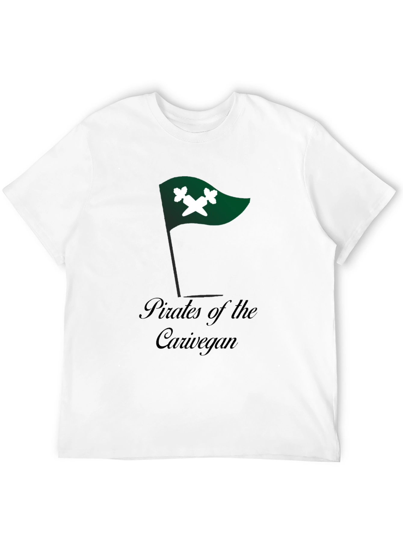 Pirates of the Carivegan Black T-Shirt