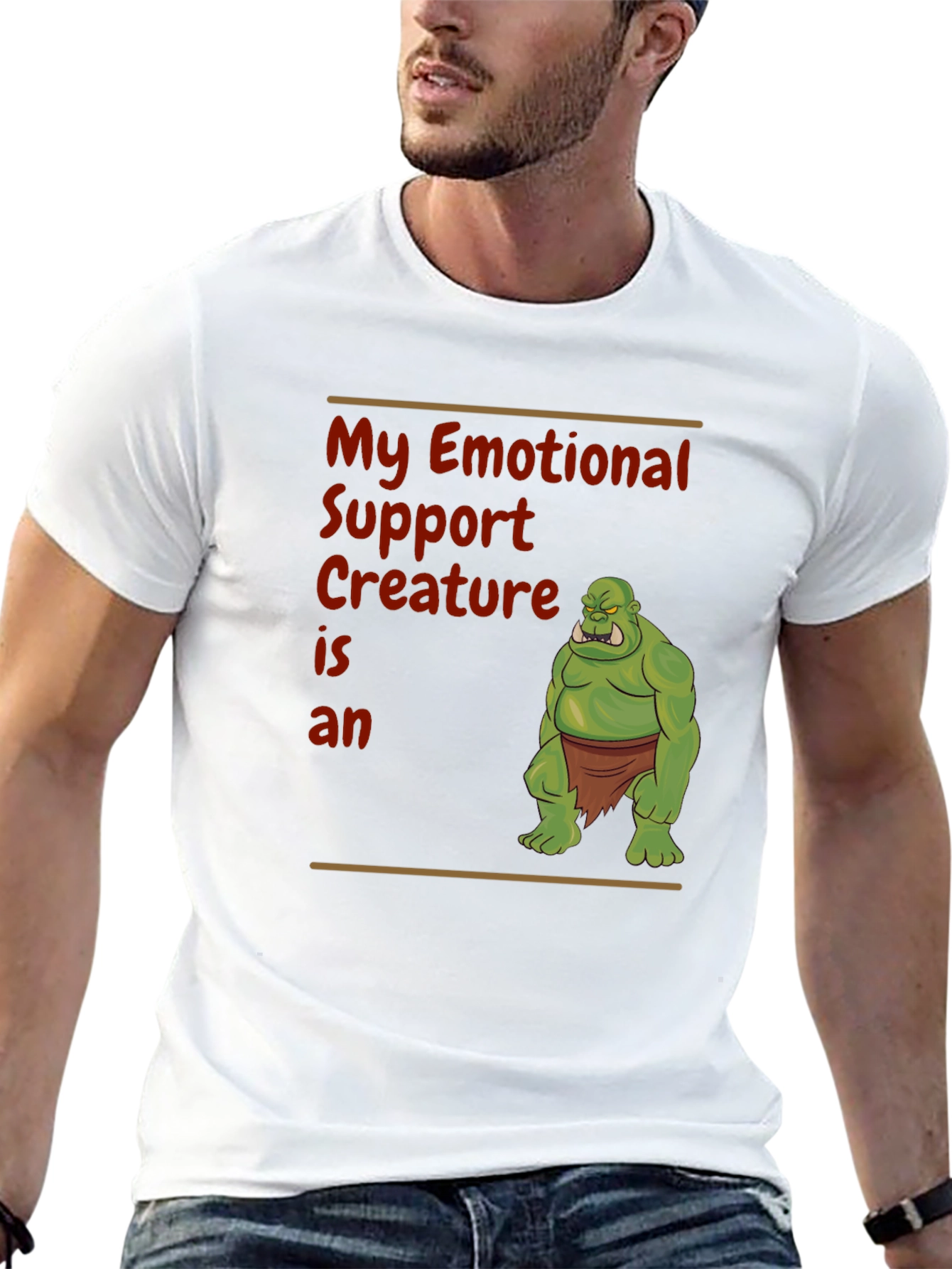 Emotional Support Creature Orc T-Shirt