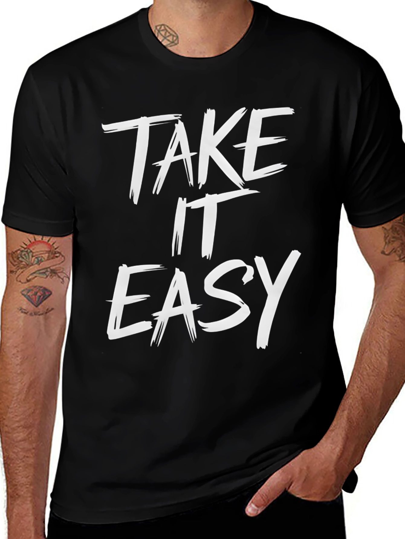 Take It Easy Graphic Tee - Casual Comfort