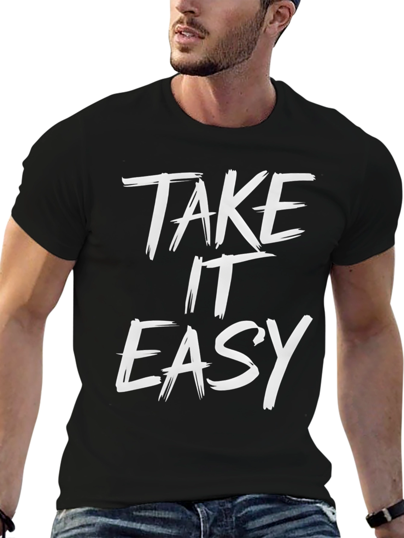 Take It Easy Graphic Tee - Casual Comfort
