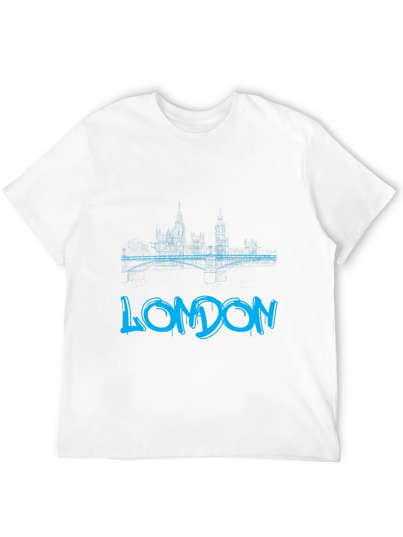 London Skyline Graphic Tee - Black T-Shirt