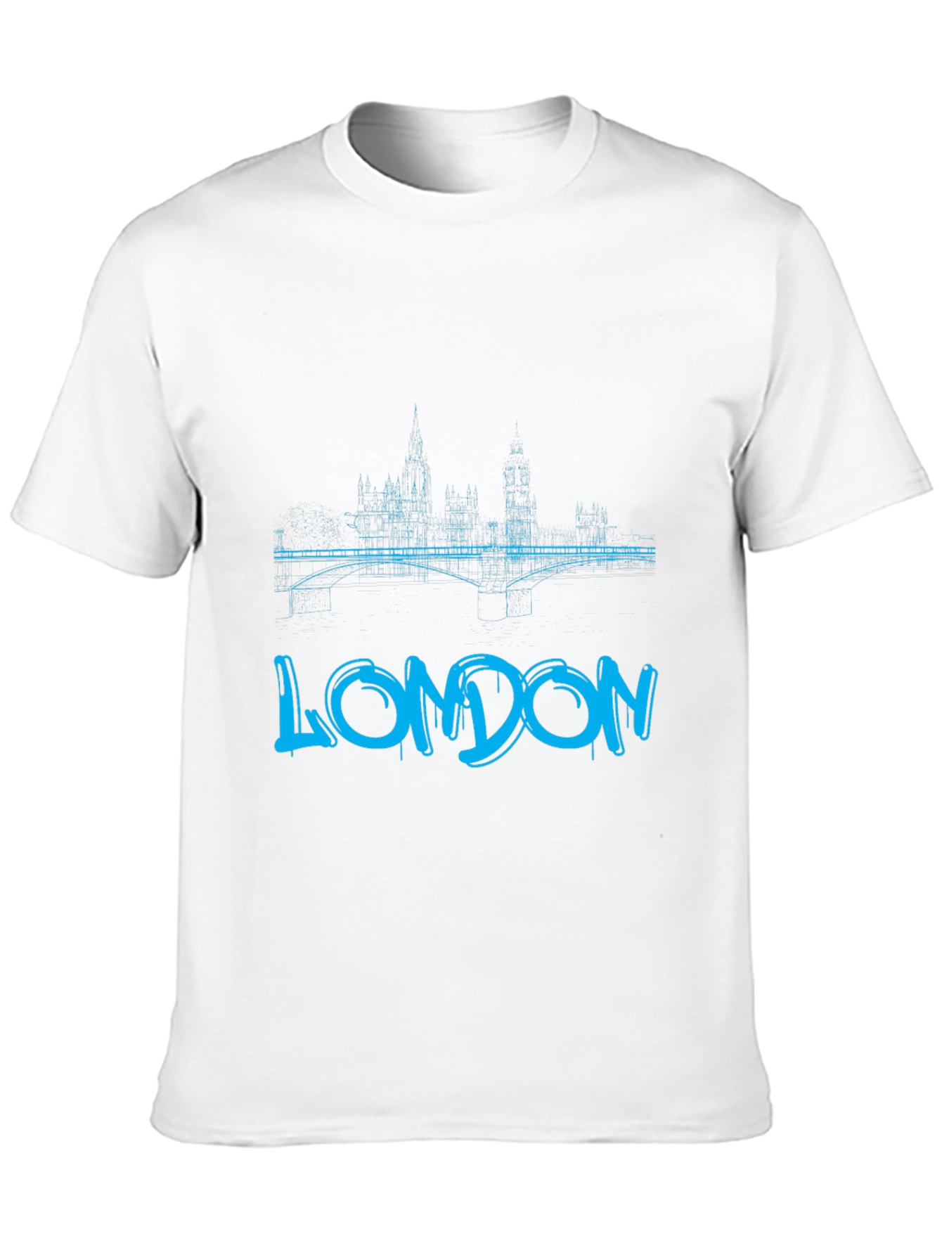 London Skyline Graphic Tee - Black T-Shirt