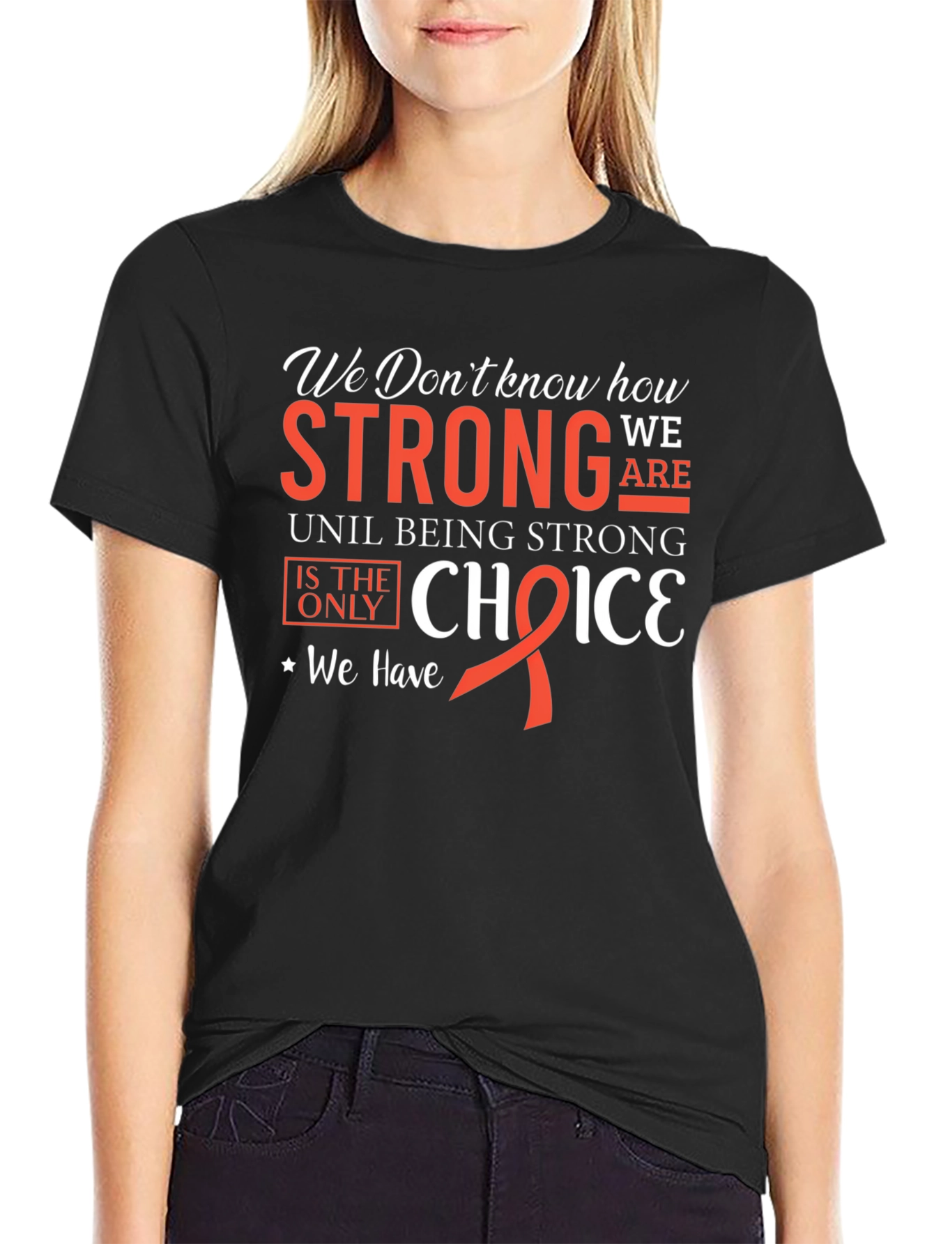 Inspirational Strong Graphic T-Shirt