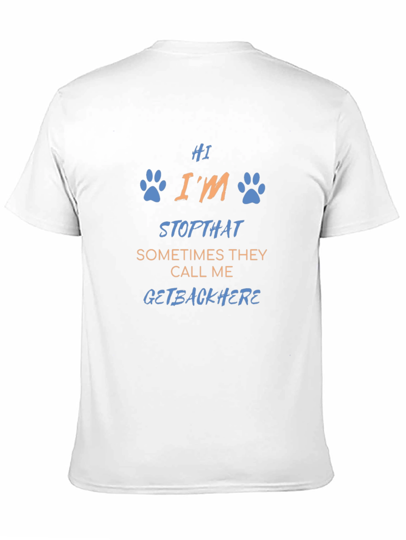 Dog Lover Graphic T-Shirt - Hi Im Stopthat