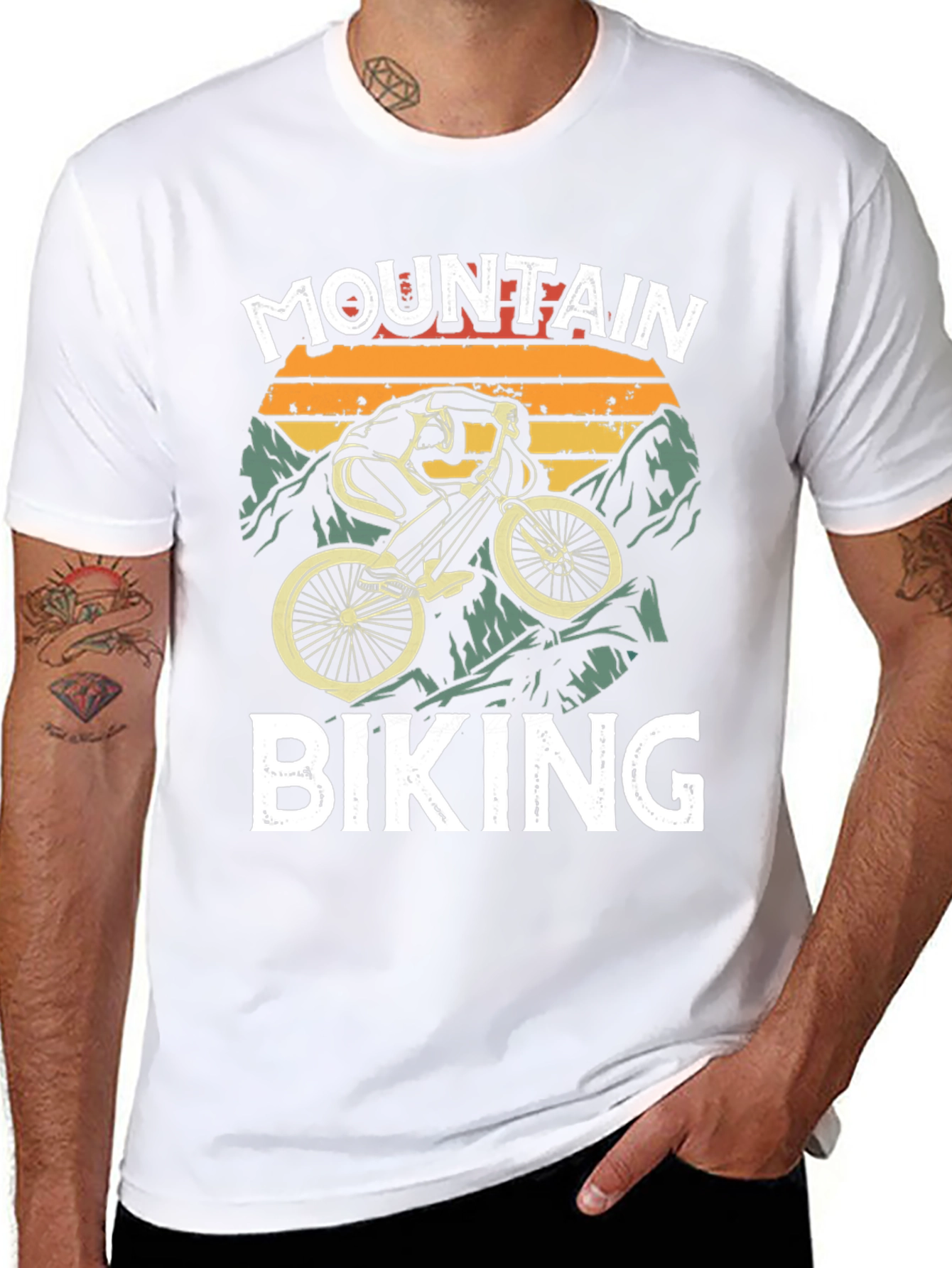 Mountain Biking Graphic Tee