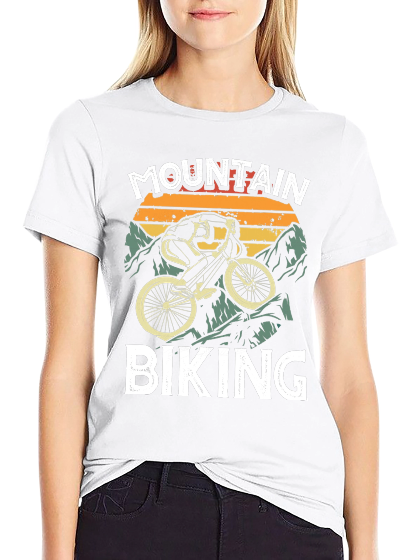 Mountain Biking Graphic Tee