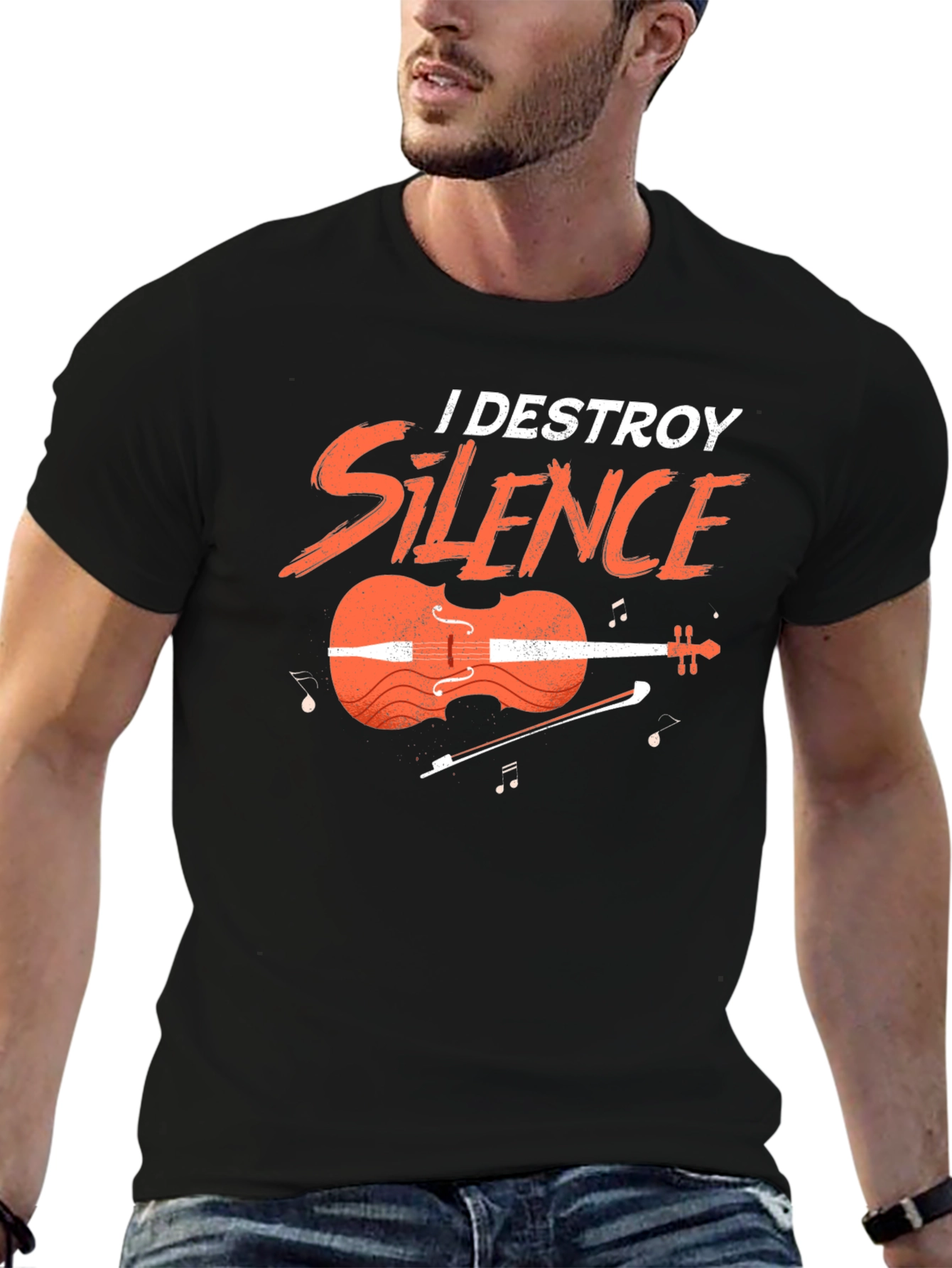 I Destroy Silence Graphic Tee