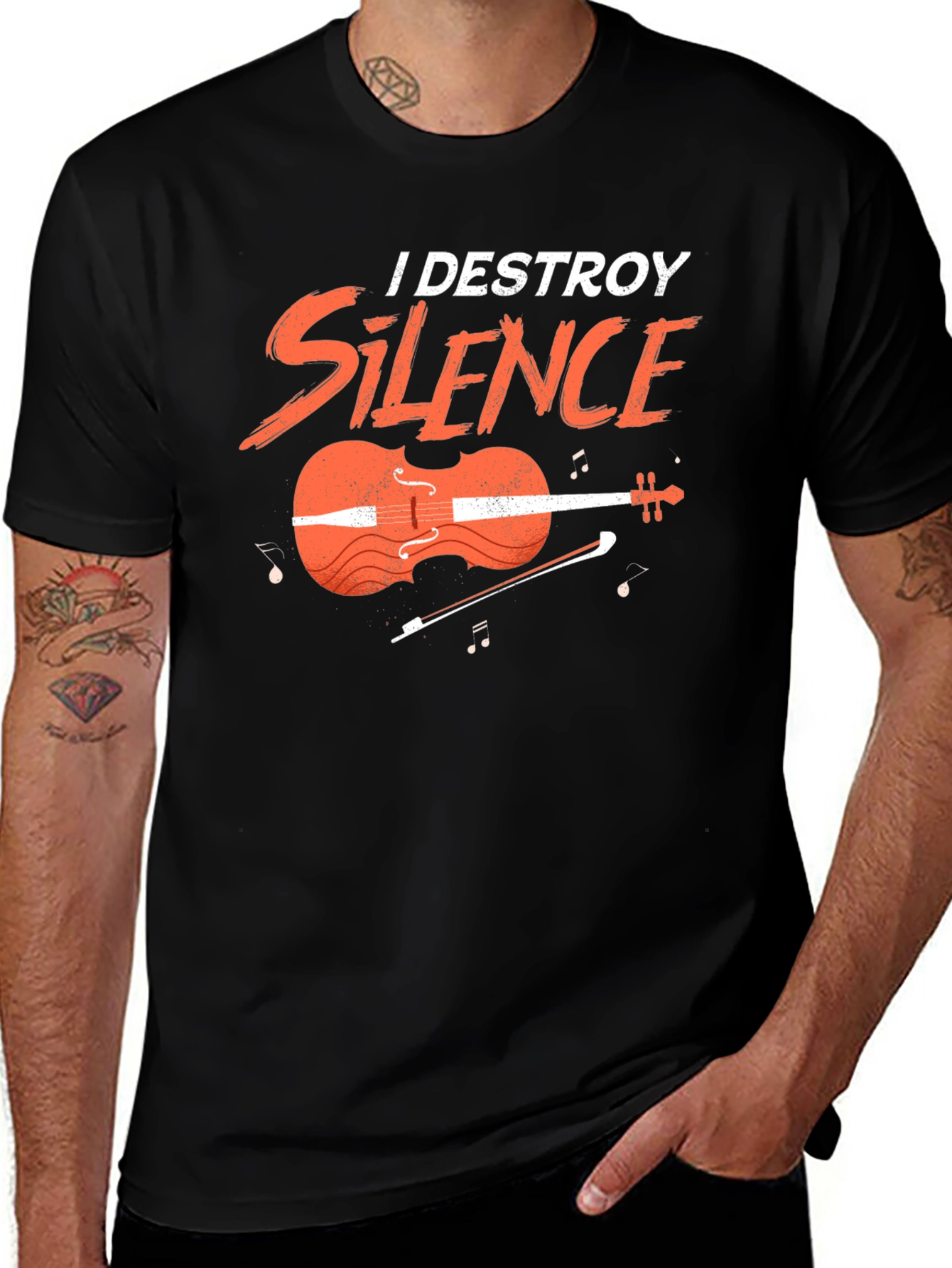 I Destroy Silence Graphic Tee