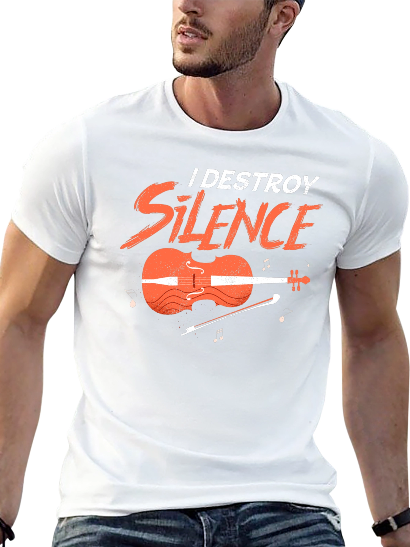 I Destroy Silence Graphic Tee