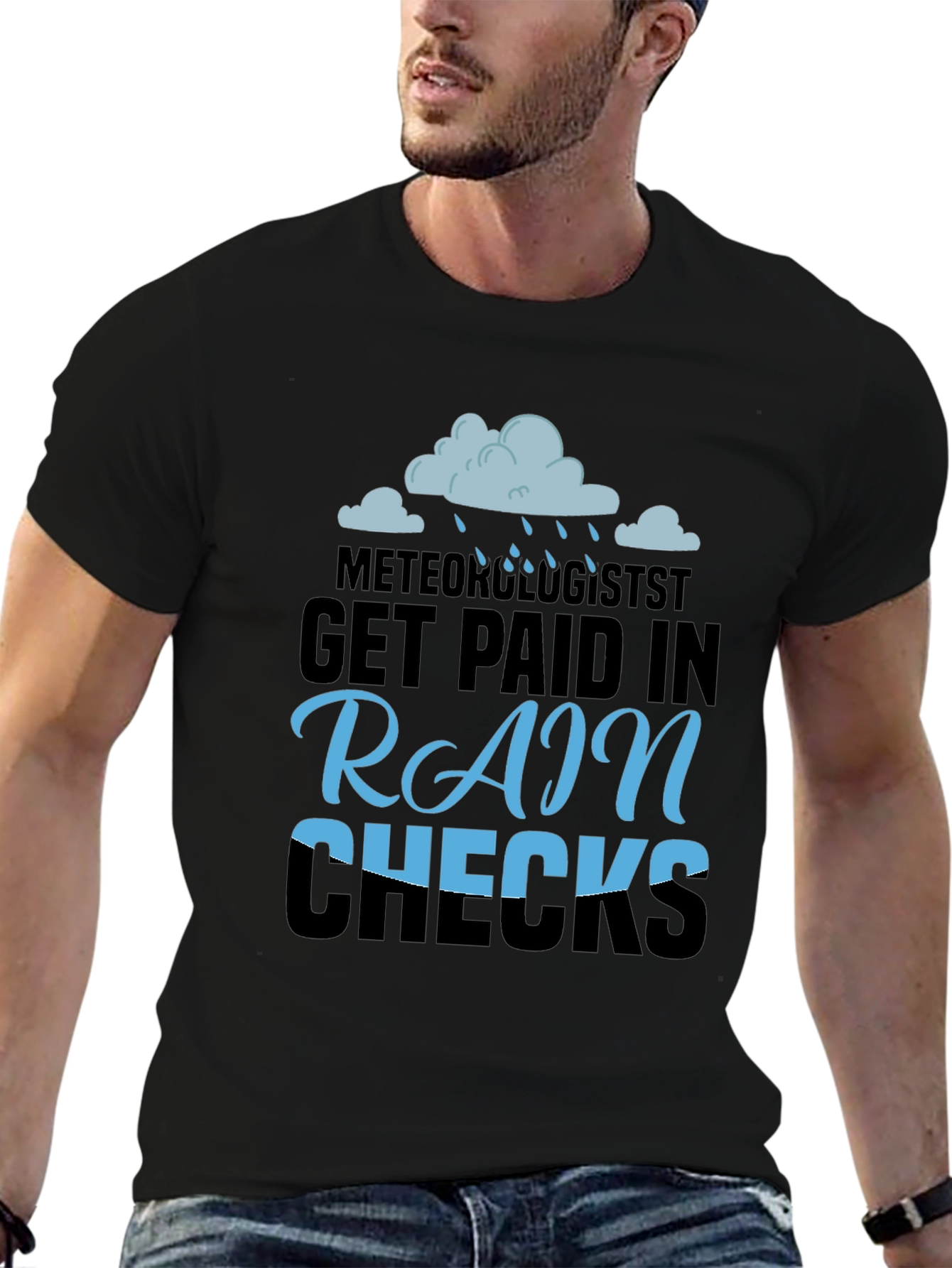 Meteorologist Rain Checks Funny T-Shirt