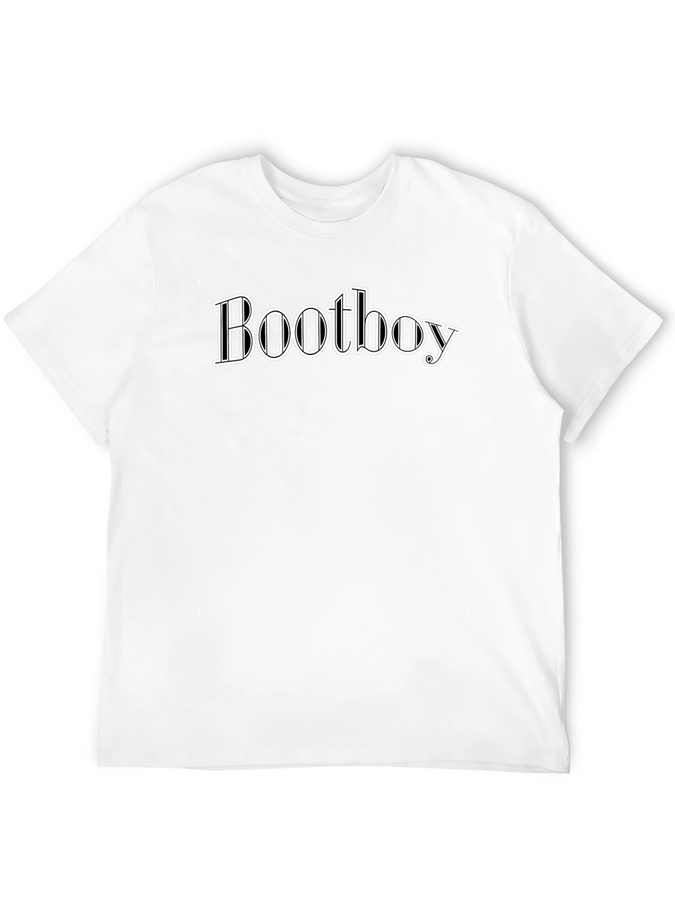 Bootboy Graphic Tee - Black Cotton T-Shirt