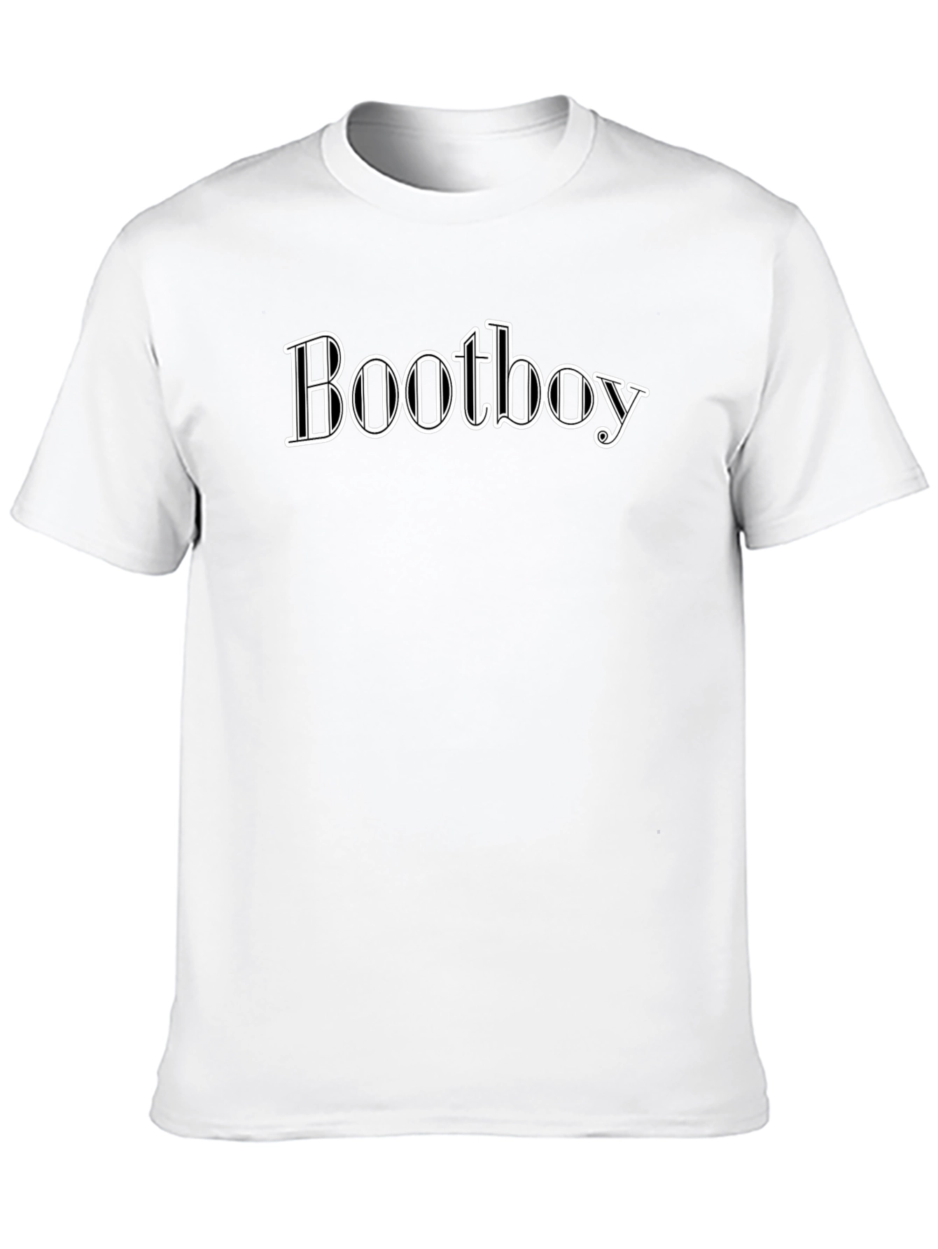 Bootboy Graphic Tee - Black Cotton T-Shirt