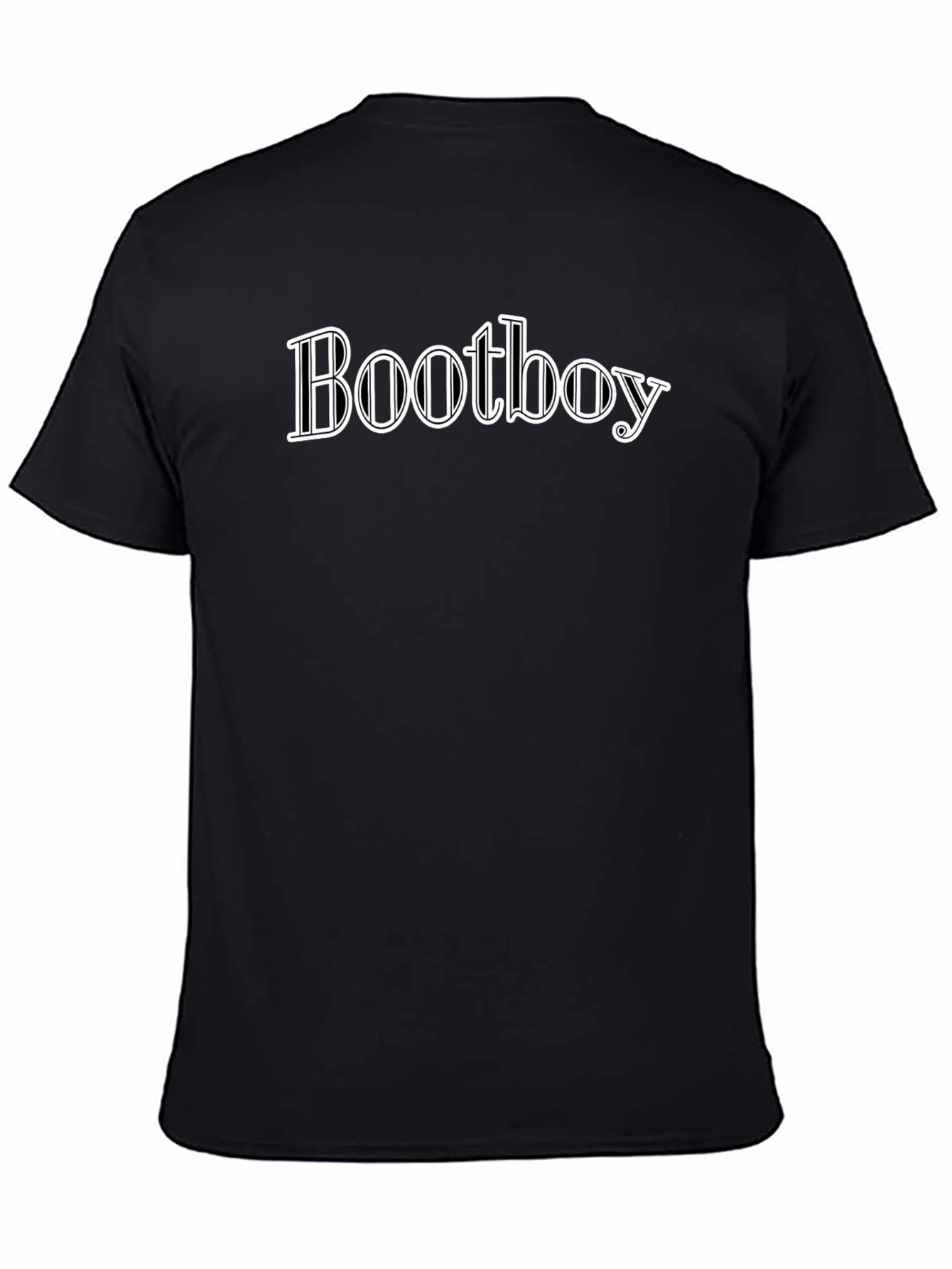 Bootboy Graphic Tee - Black Cotton T-Shirt