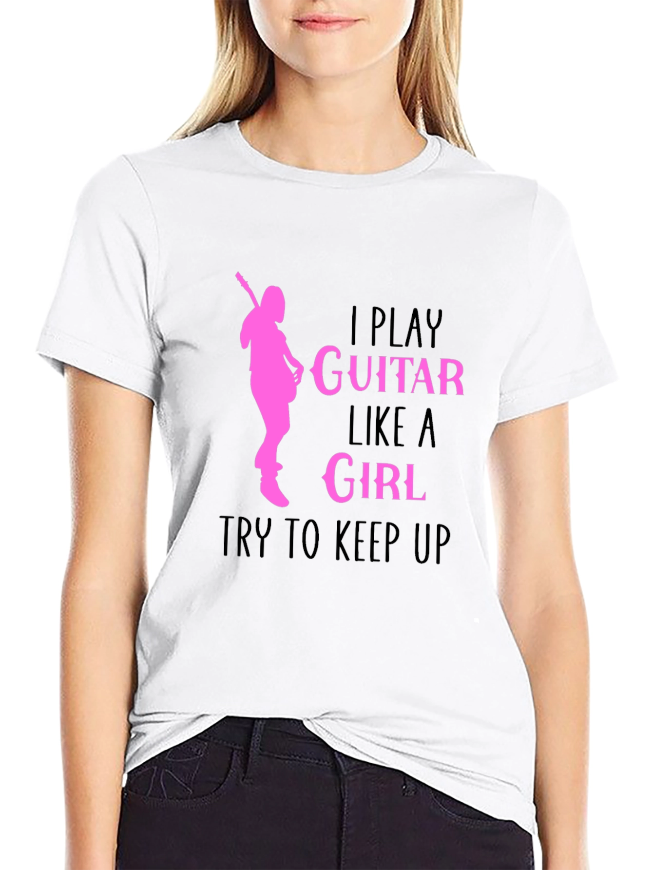 I Play Guitar Like a Girl T-Shirt