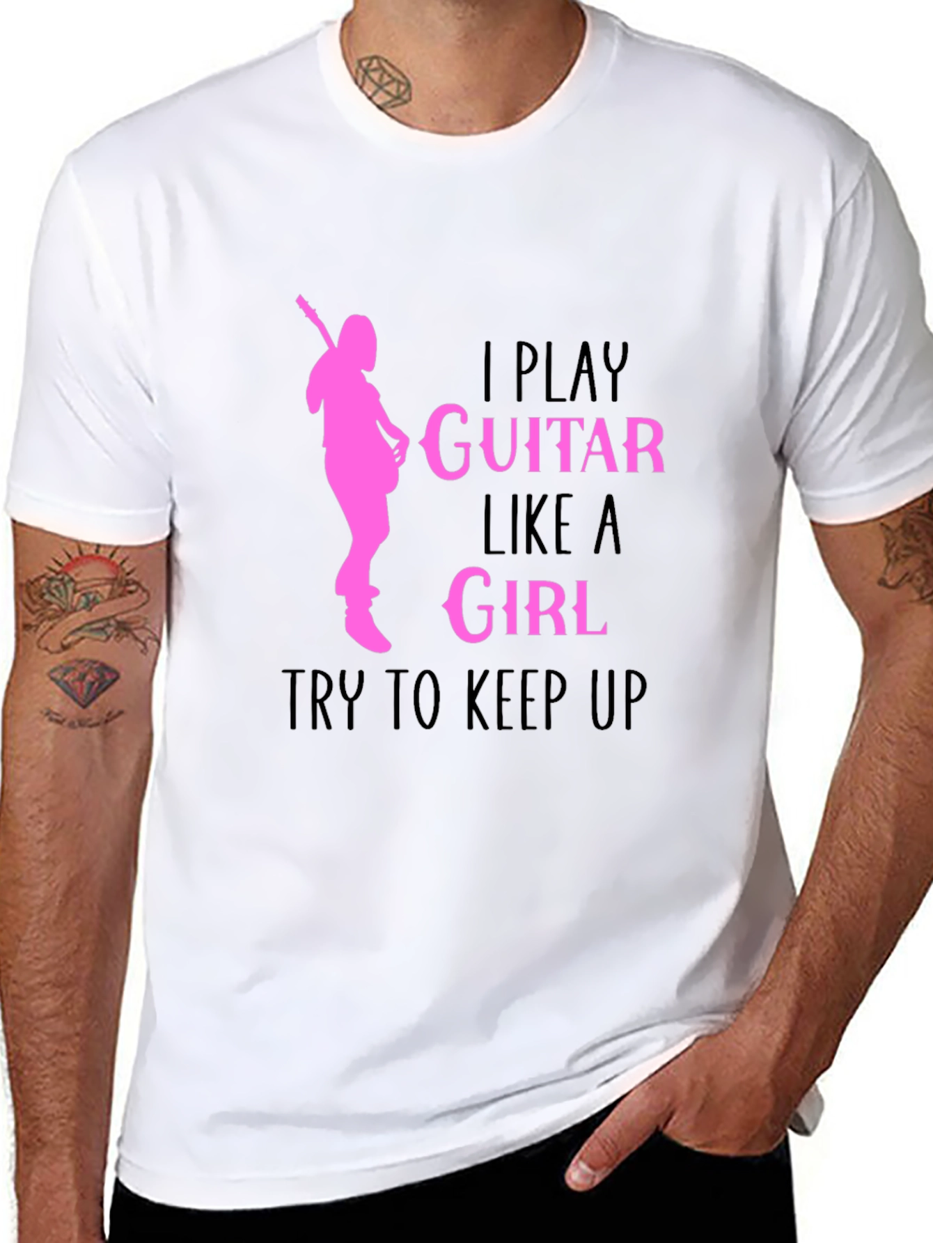 I Play Guitar Like a Girl T-Shirt