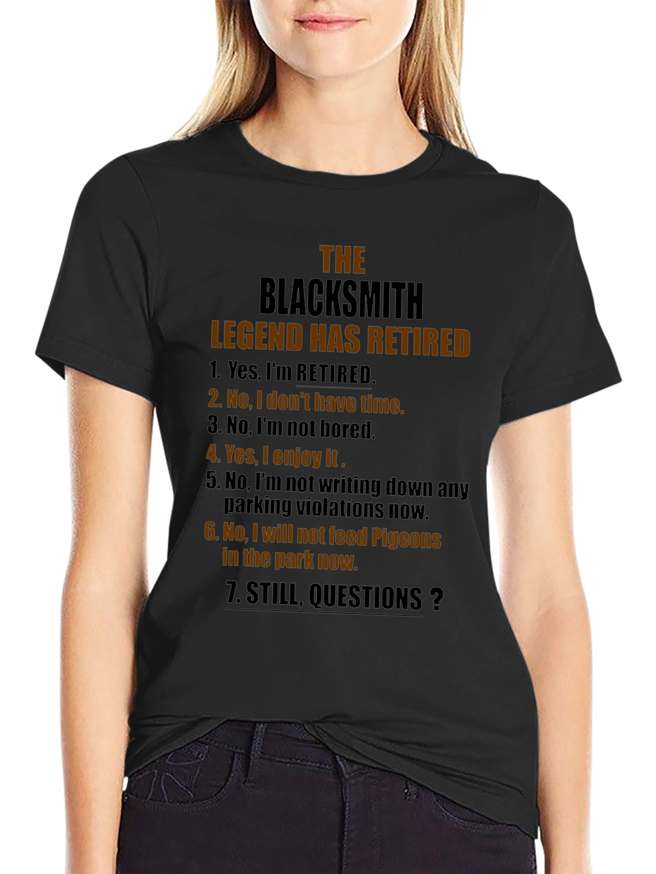 Retired Blacksmith Legend T-Shirt