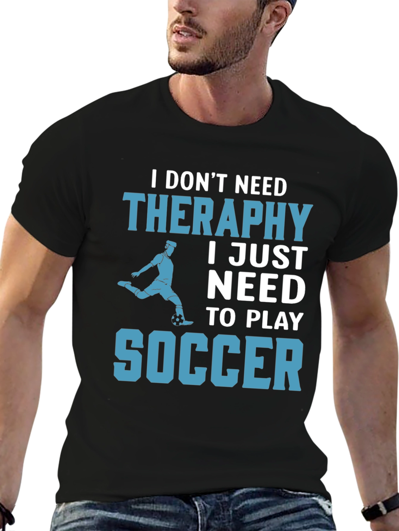 Soccer Therapy T-Shirt - Play Soccer!