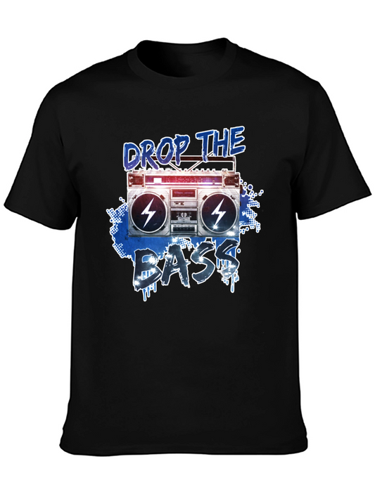 Drop the Bass Boombox T-Shirt
