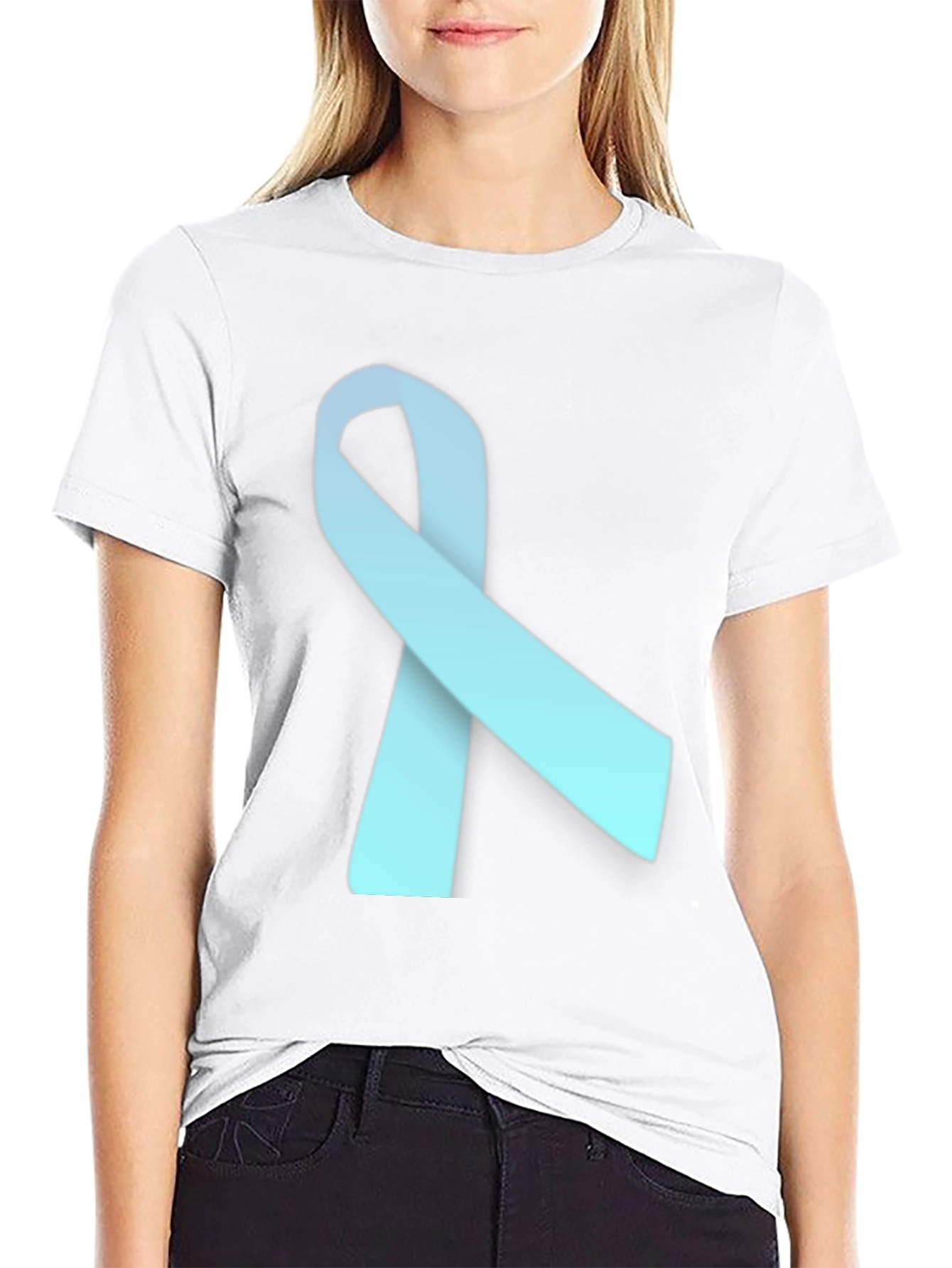 Awareness Ribbon T-Shirt - Soft Cotton Blend