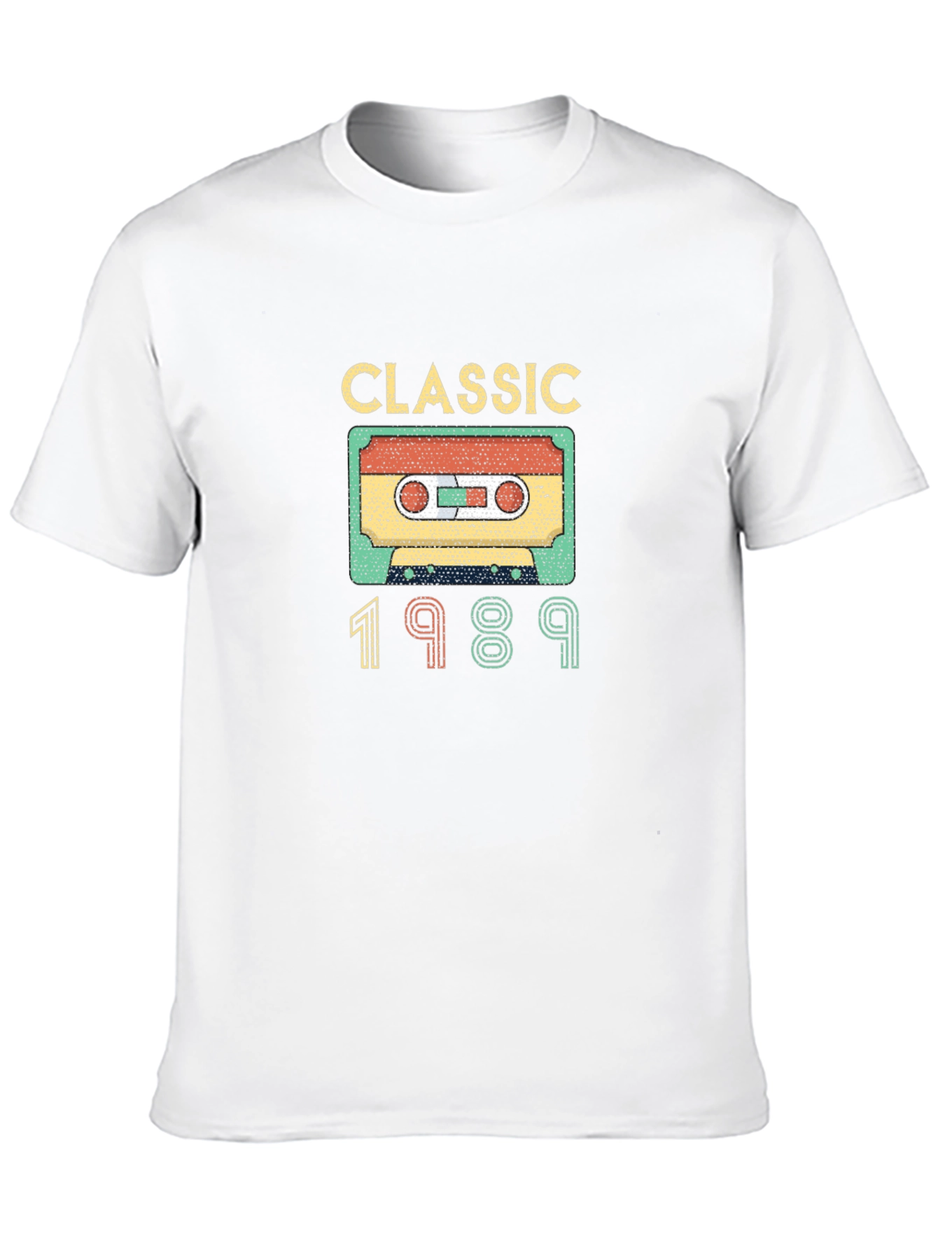 Classic 1989 Cassette Tape Graphic T-Shirt