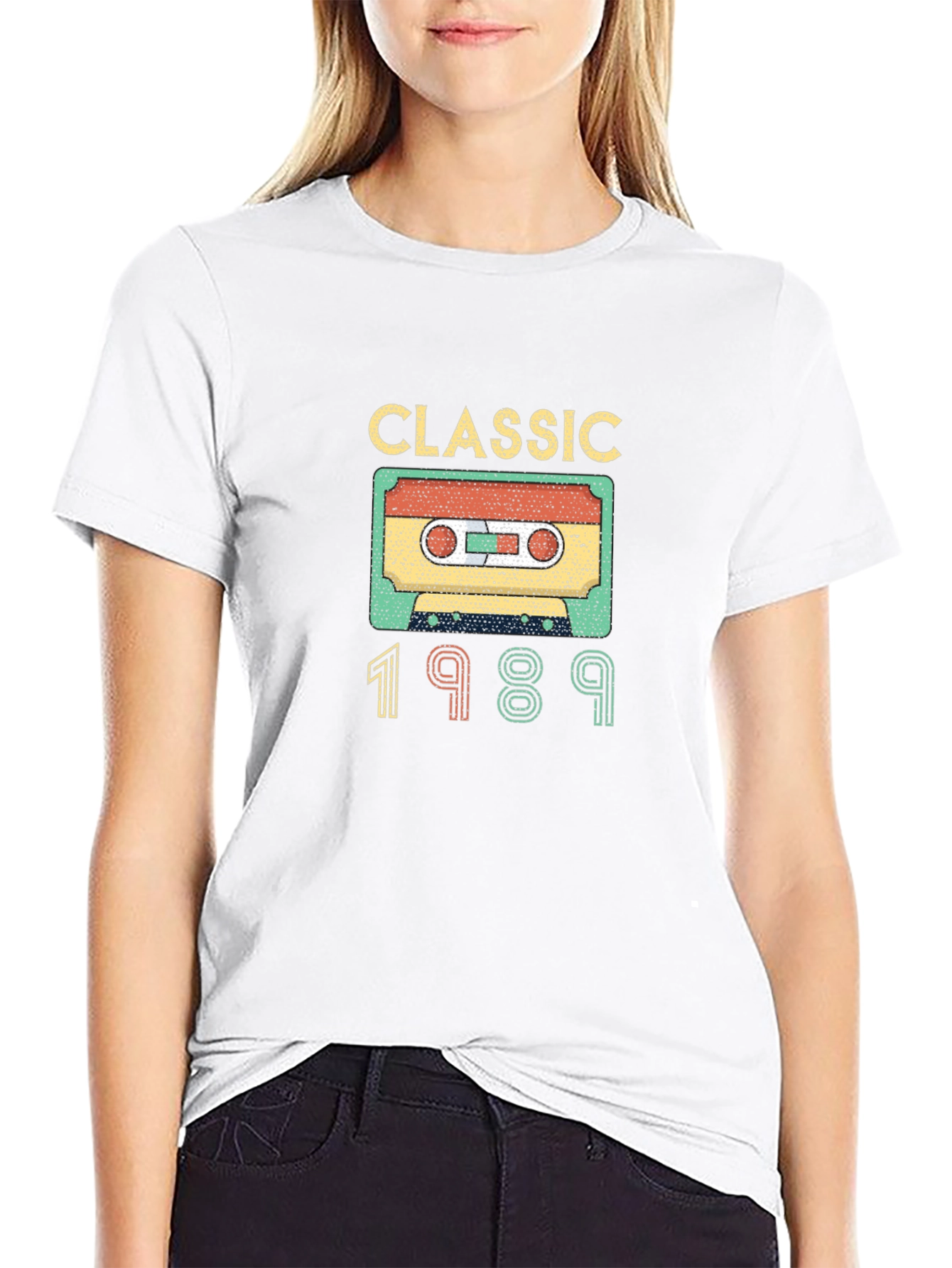 Classic 1989 Cassette Tape Graphic T-Shirt
