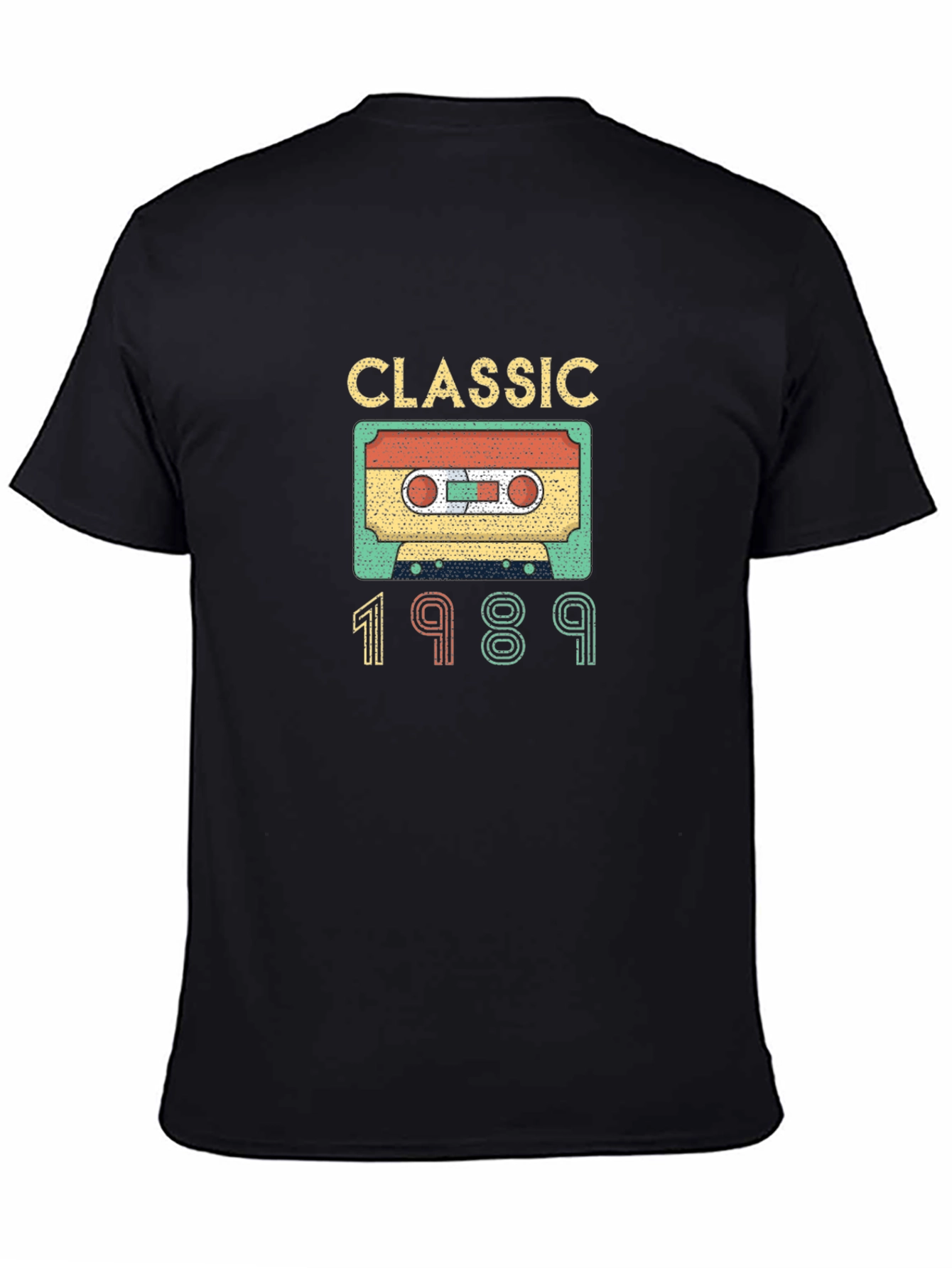 Classic 1989 Cassette Tape Graphic T-Shirt