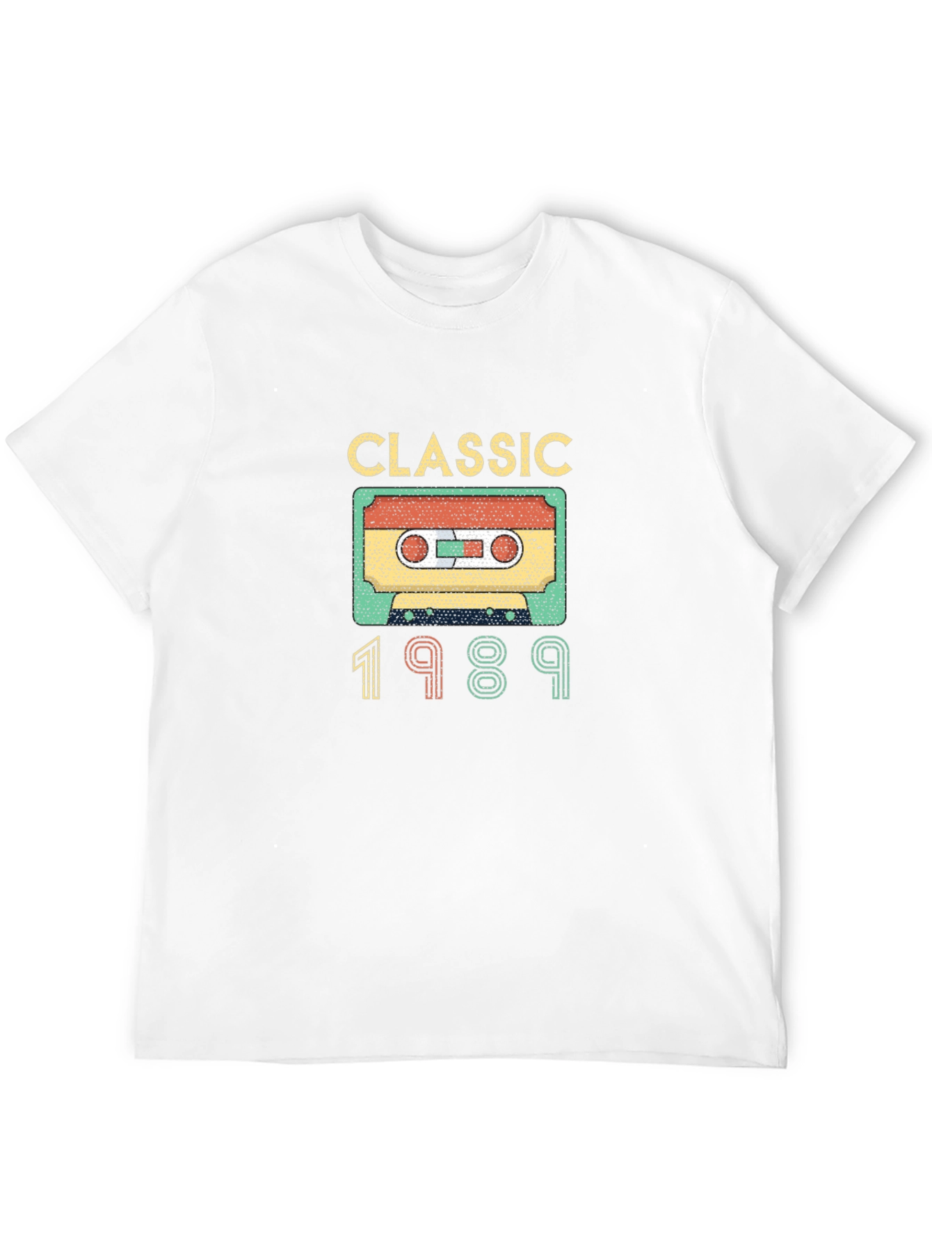 Classic 1989 Cassette Tape Graphic T-Shirt