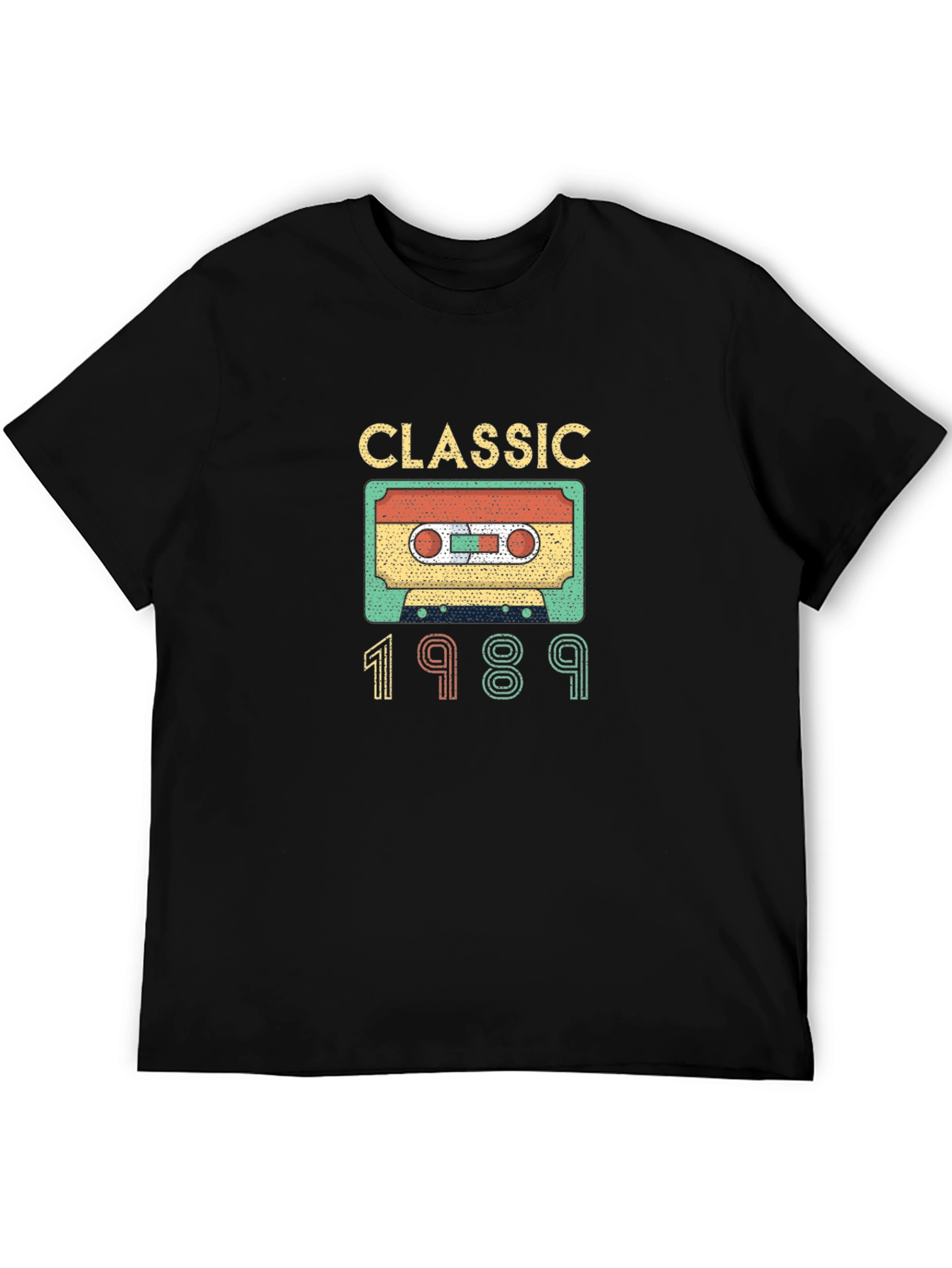 Classic 1989 Cassette Tape Graphic T-Shirt
