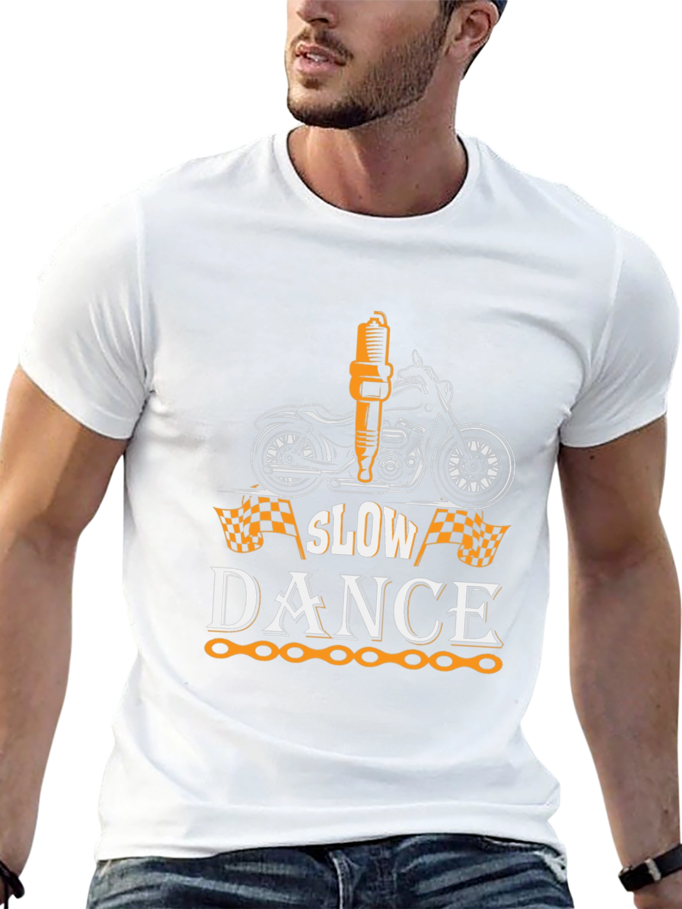 Slow Dance Motorcycle Graphic Tee