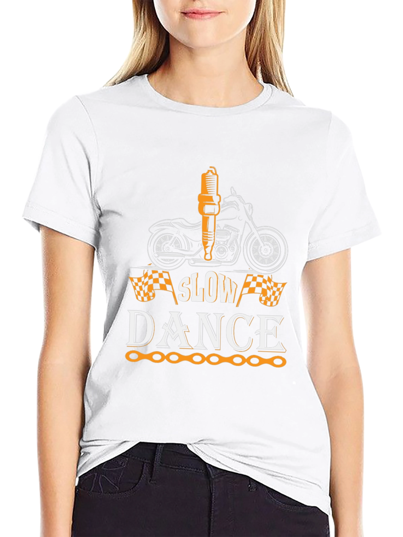 Slow Dance Motorcycle Graphic Tee