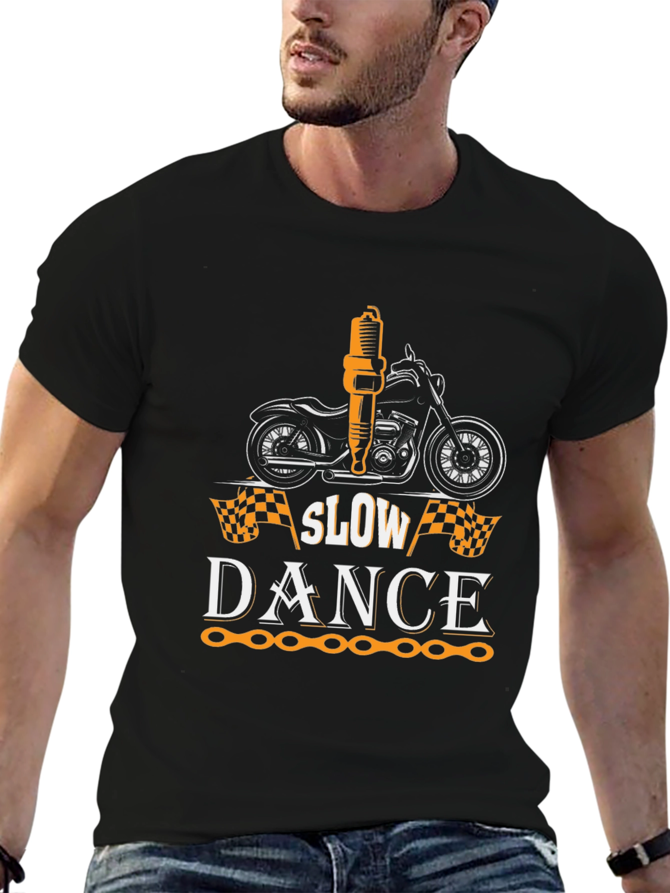 Slow Dance Motorcycle Graphic Tee