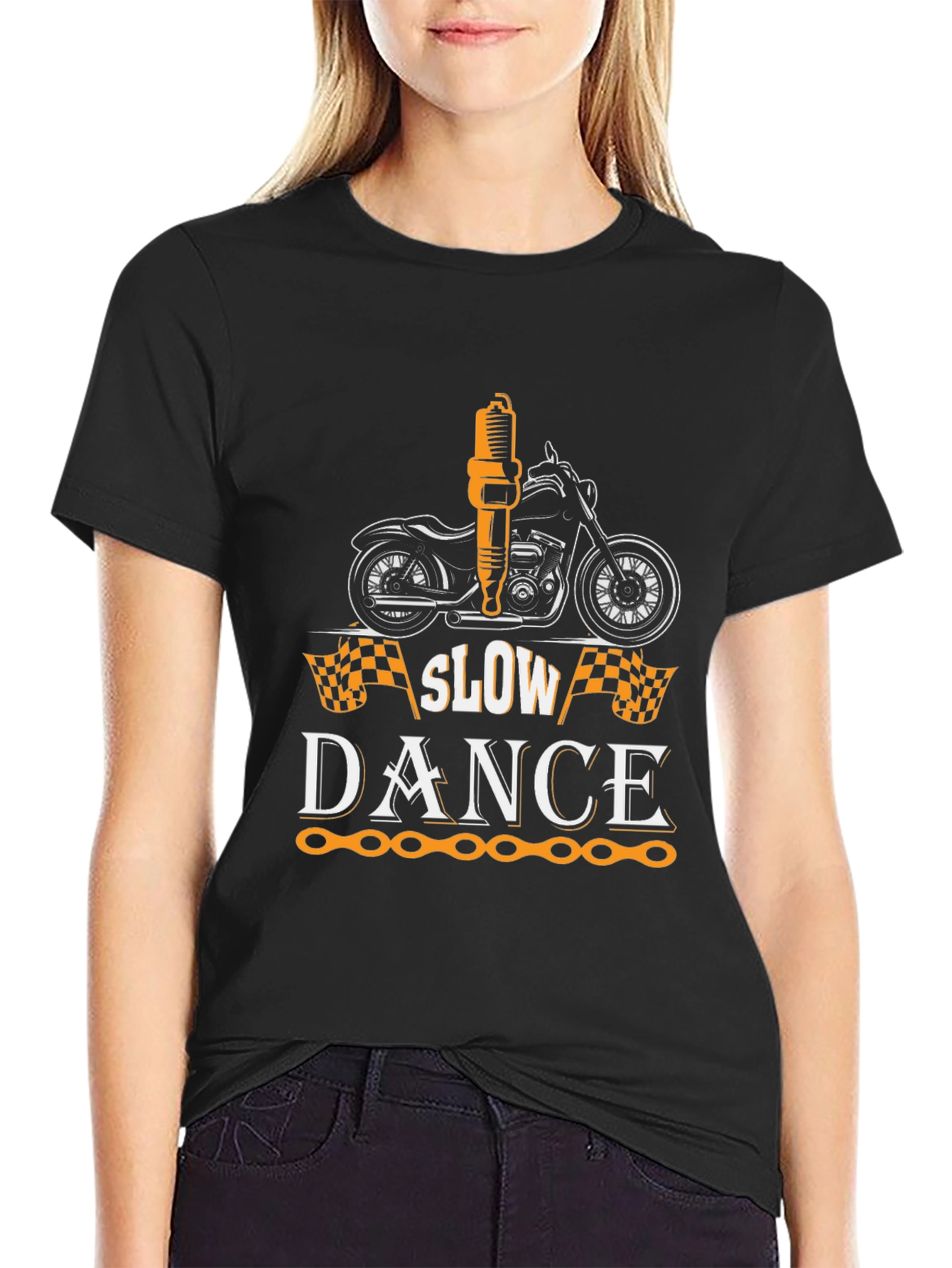 Slow Dance Motorcycle Graphic Tee