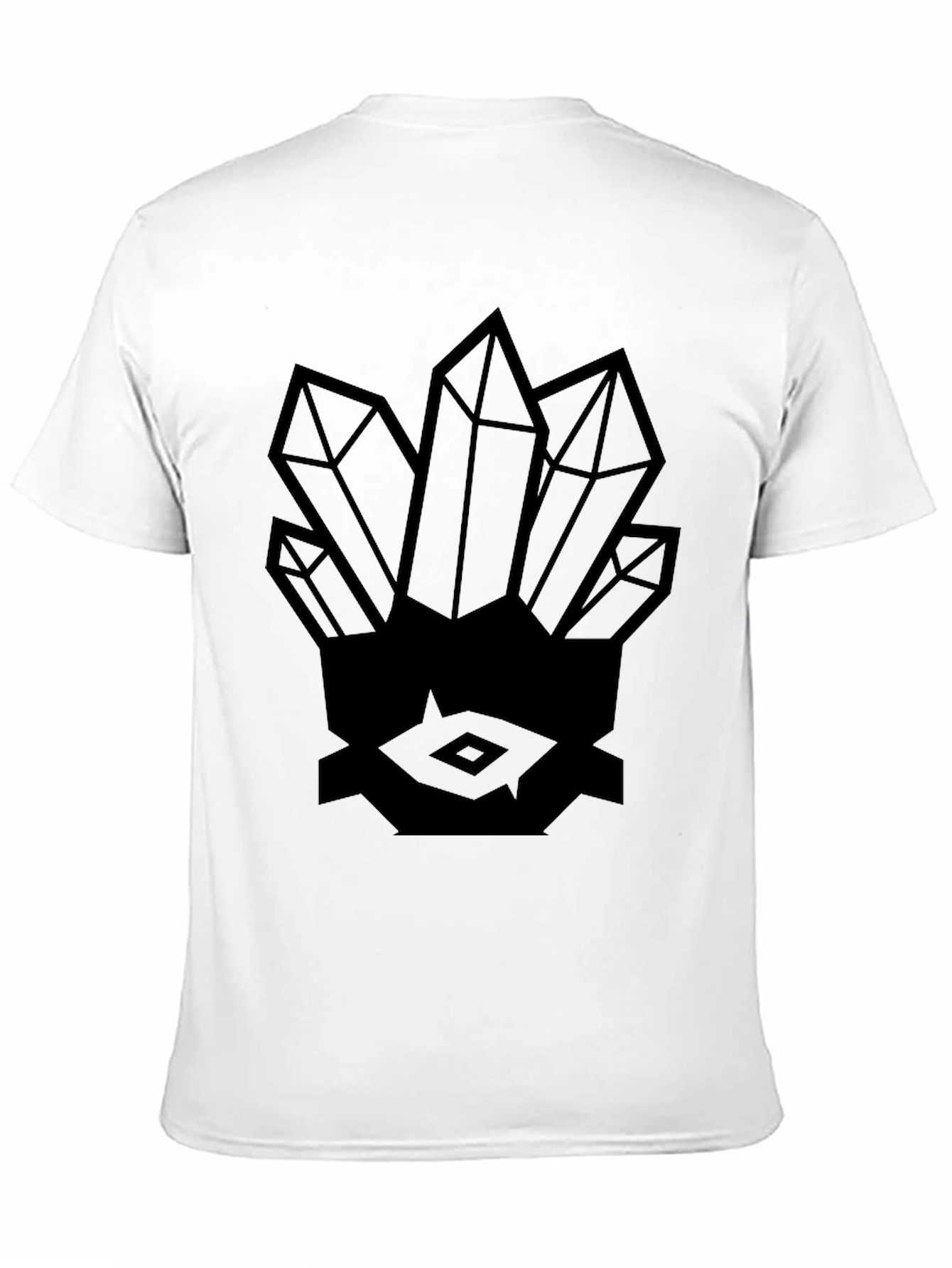 Crystals Graphic Black T-Shirt
