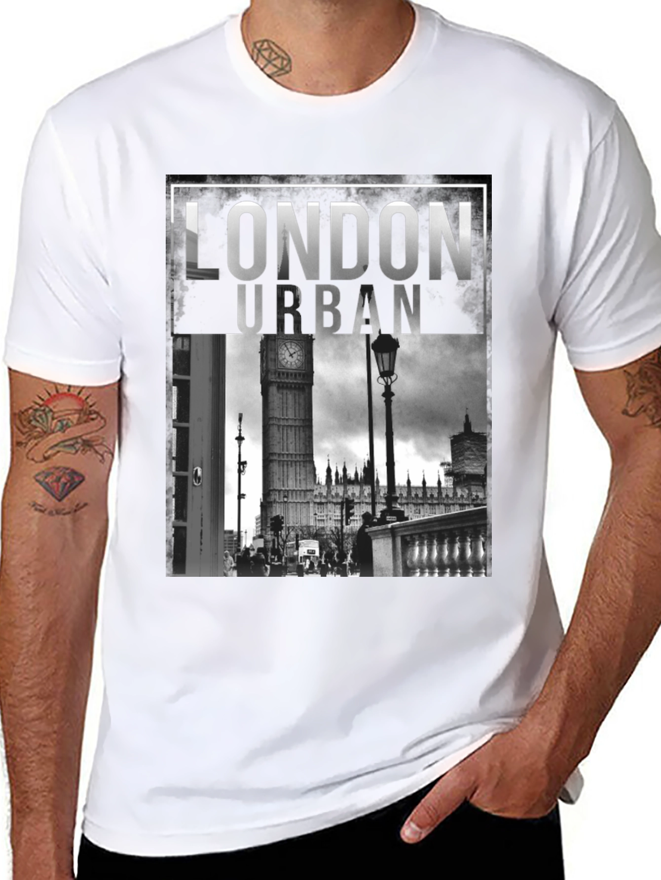 London Urban Black T-Shirt