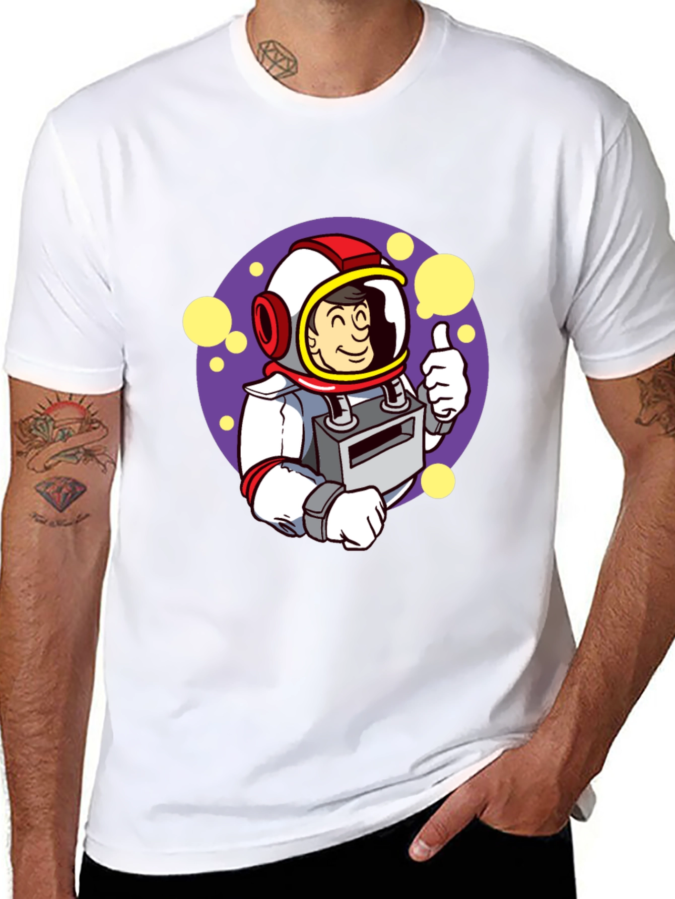 Astronaut Graphic T-Shirt - Space Adventure Tee