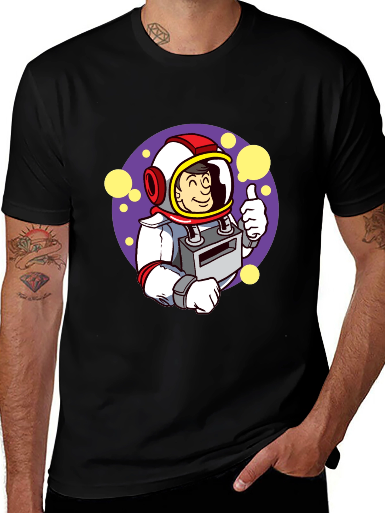 Astronaut Graphic T-Shirt - Space Adventure Tee