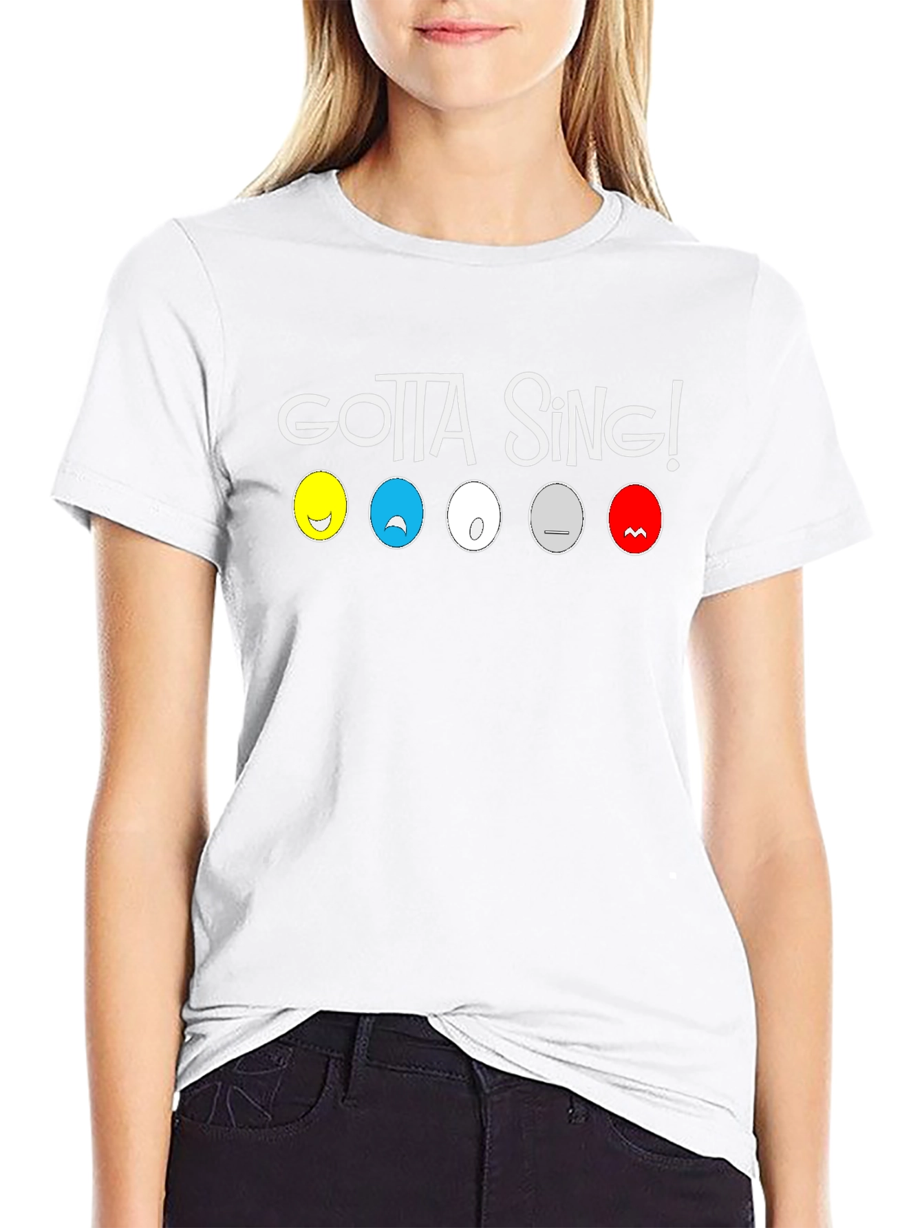 Gotta Sing! Emotions T-Shirt - Black Cotton Tee
