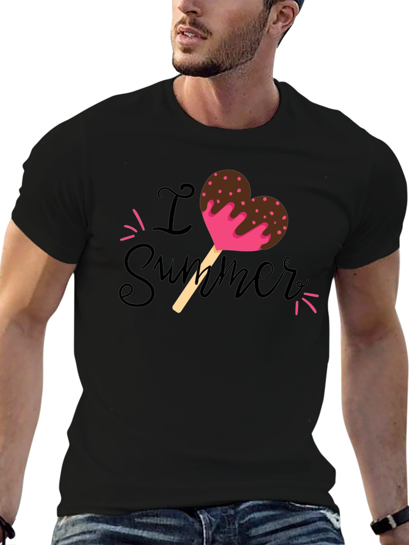 I Love Summer Popsicle Heart T-Shirt