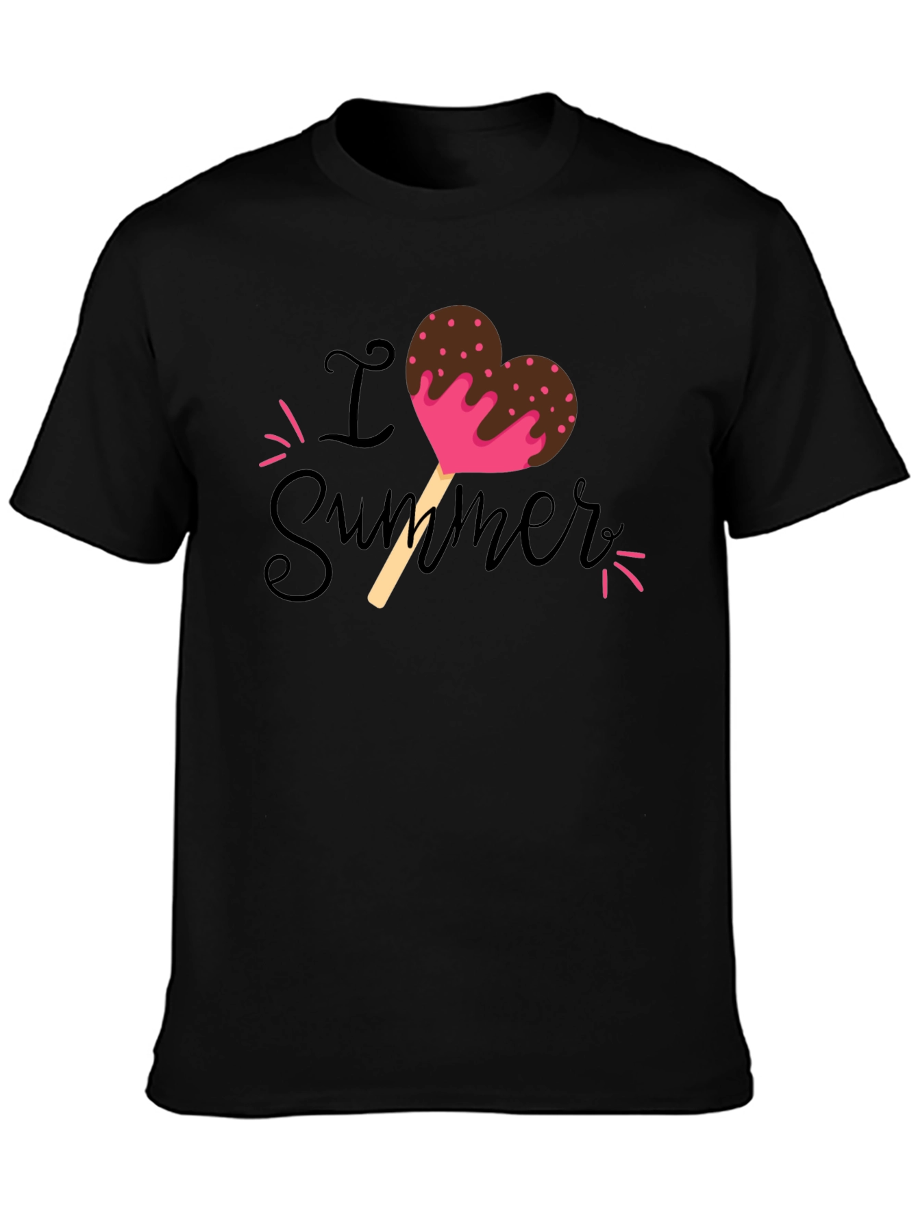 I Love Summer Popsicle Heart T-Shirt