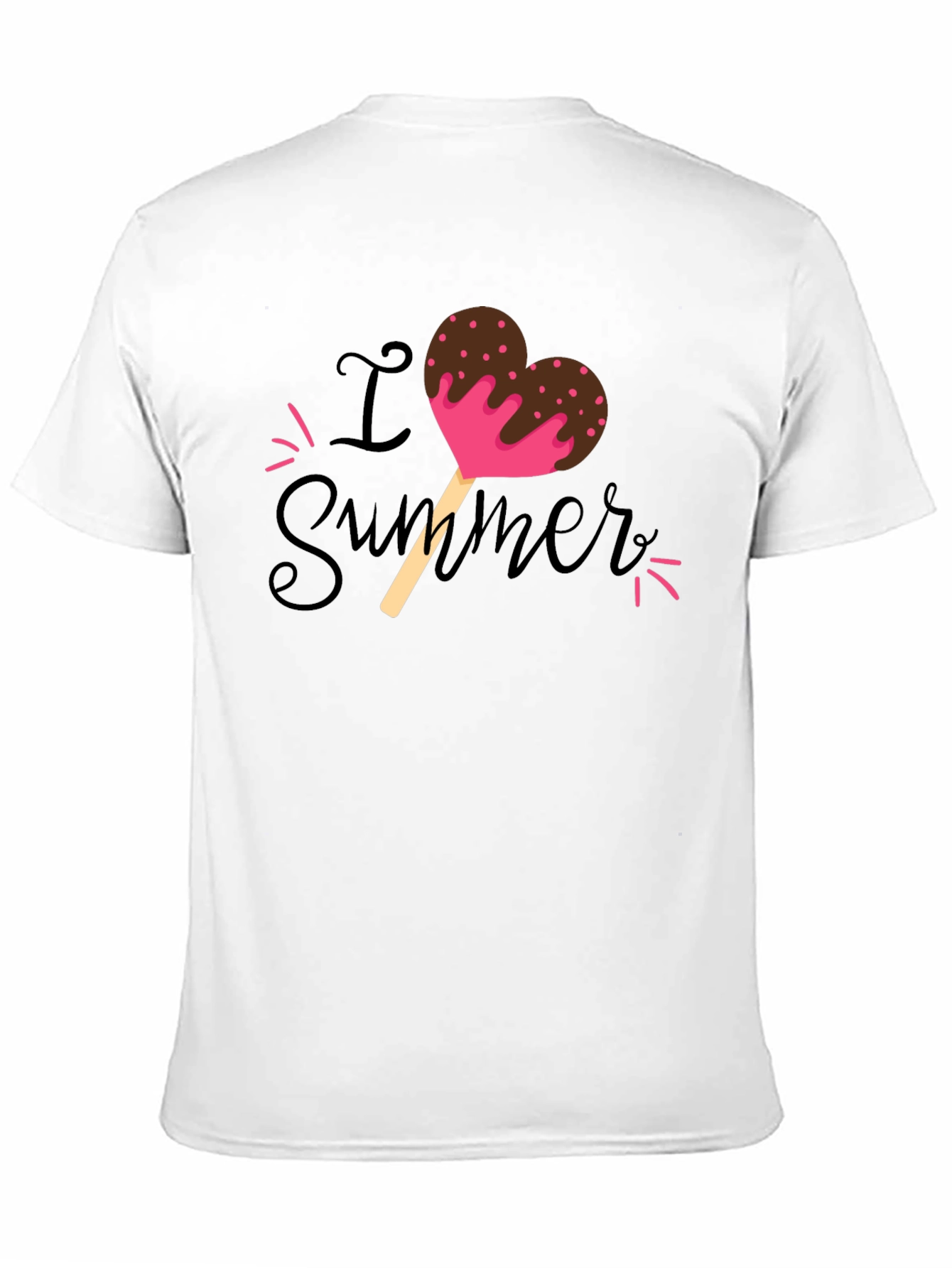 I Love Summer Popsicle Heart T-Shirt